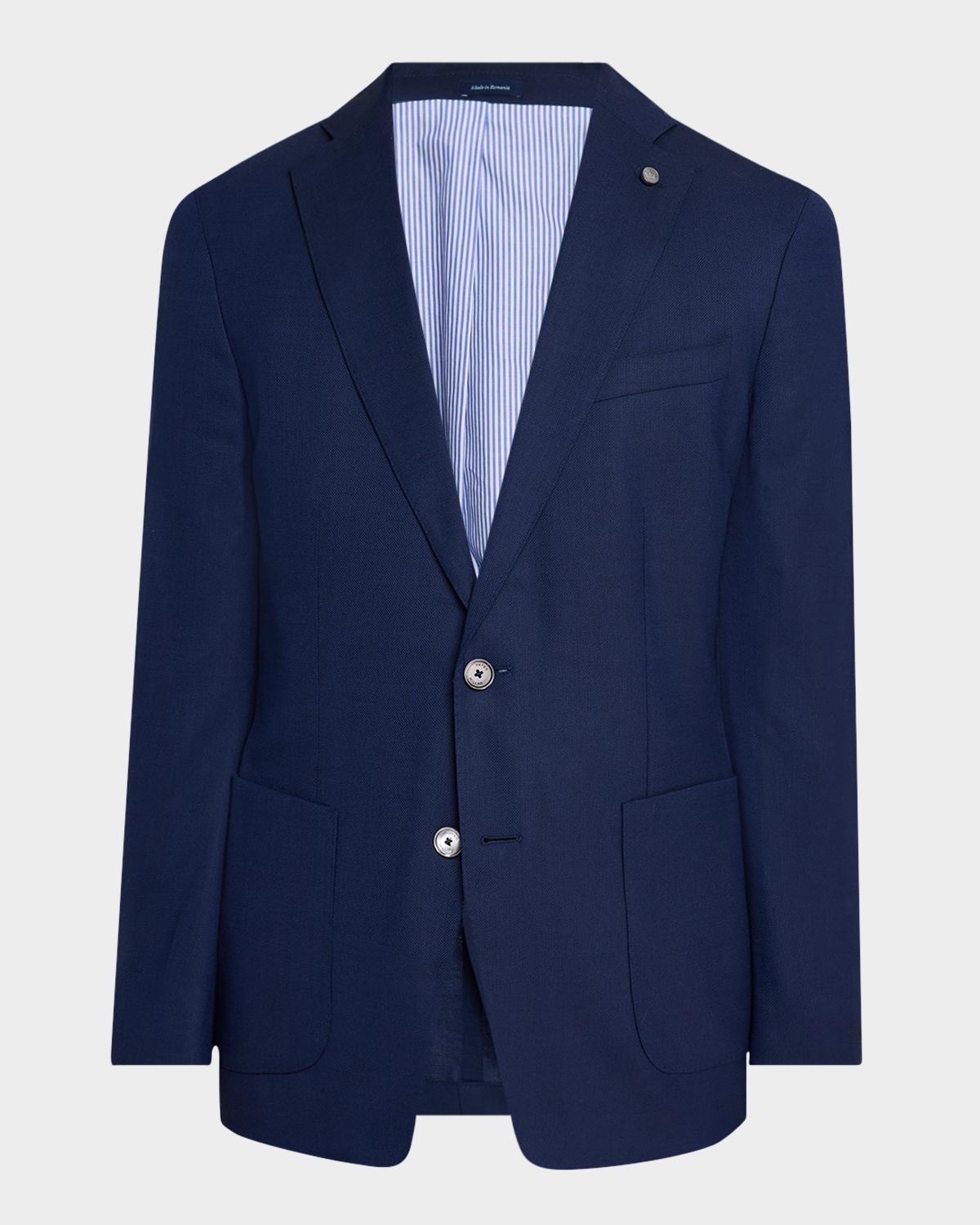 Peter Millar Men's Excursionist Wool-Silk Blazer