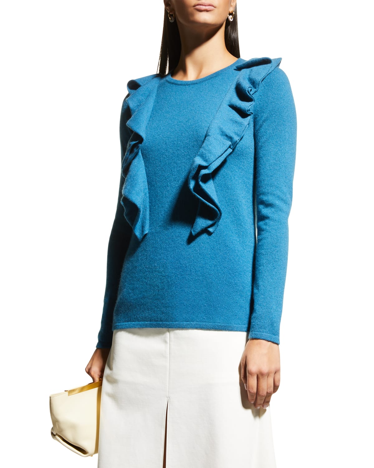 Blue Cashmere Sweater | Neiman Marcus