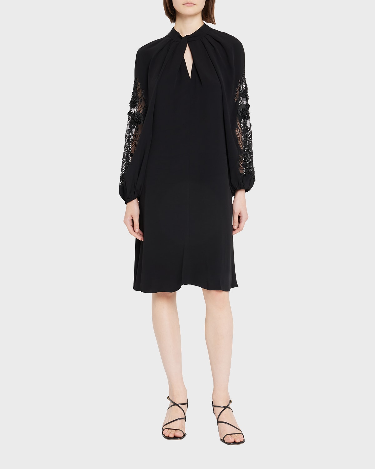 Black Shift Dress | Neiman Marcus