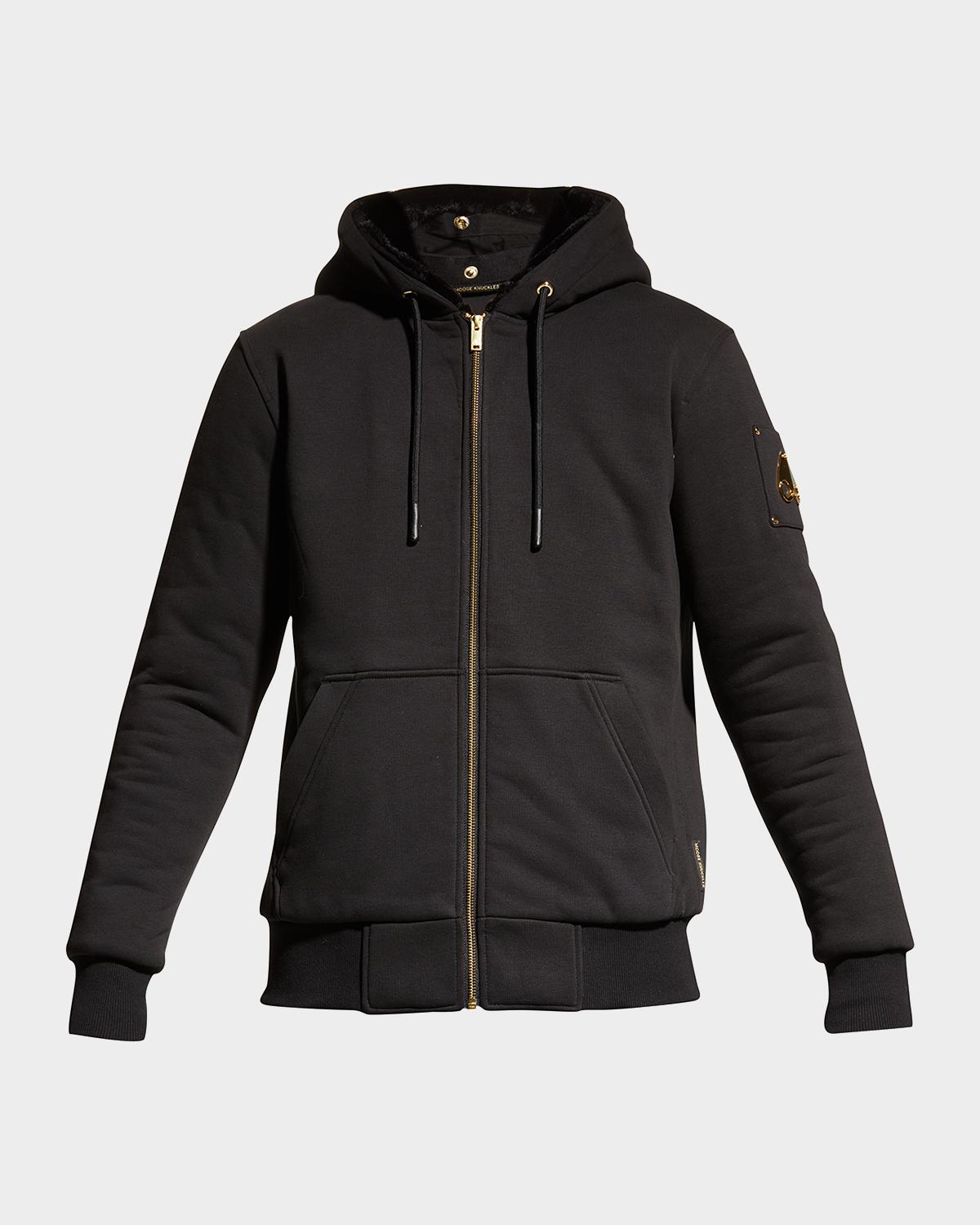 Moose Knuckles Men's Linden Bunny Icon Zip Hoodie