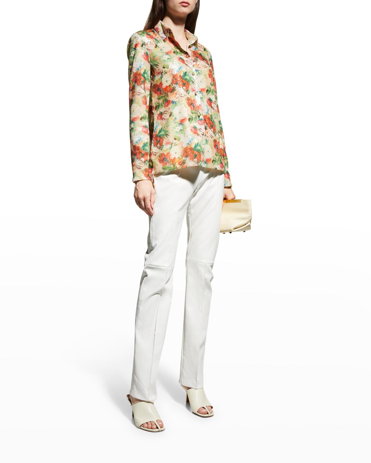 Pull On Leather Pants | Neiman Marcus