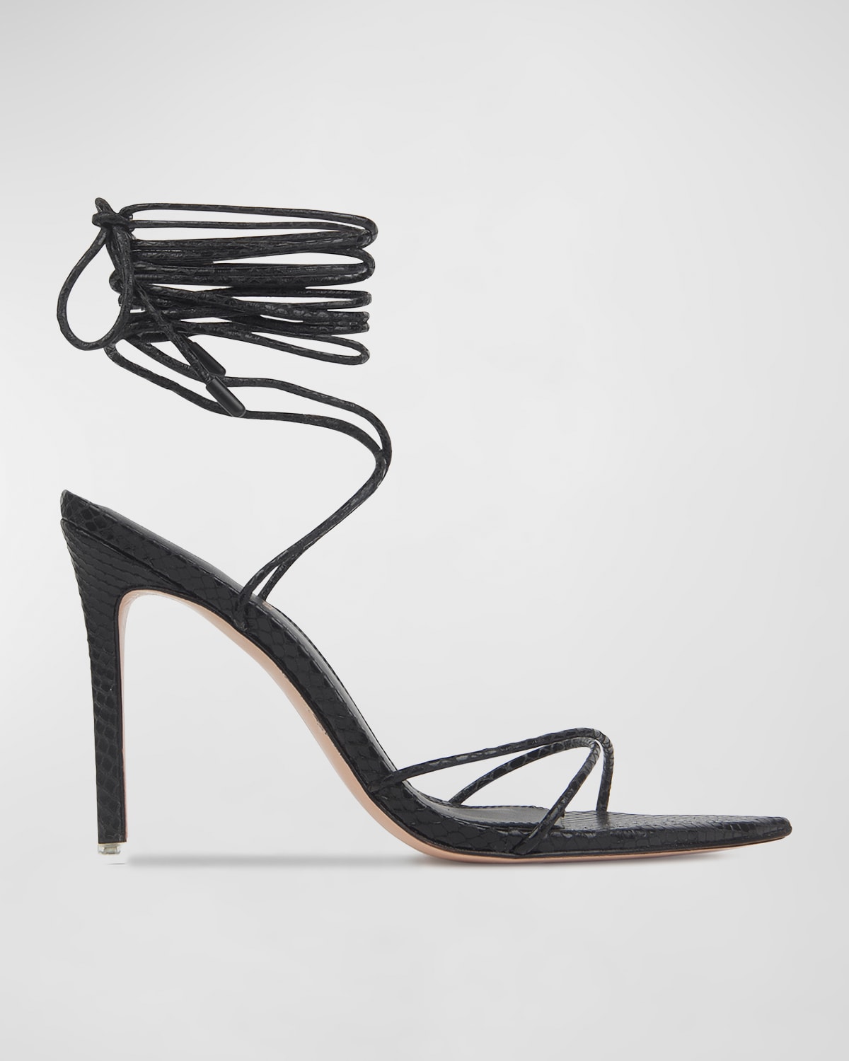 Black Ankle Wrap Shoes Neiman Marcus