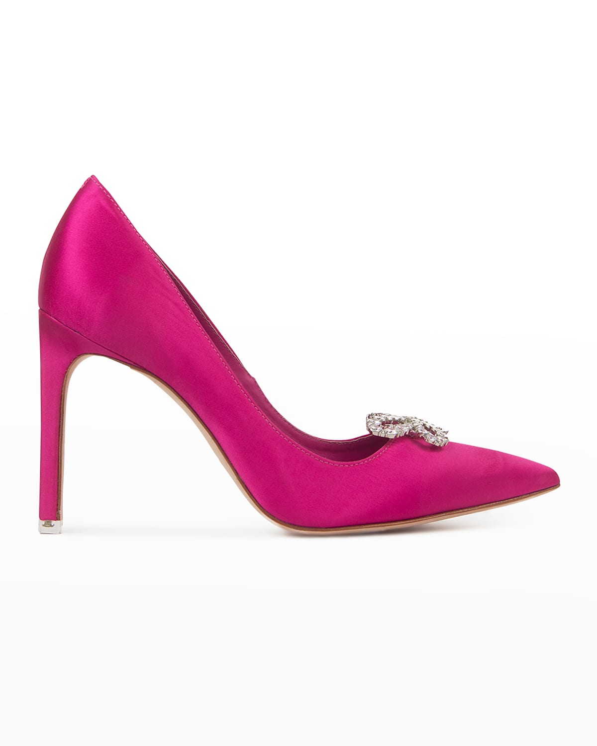 designer pink high heels