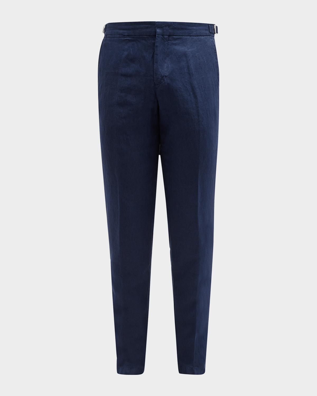 Orlebar Brown Men's Griffon Linen Trousers