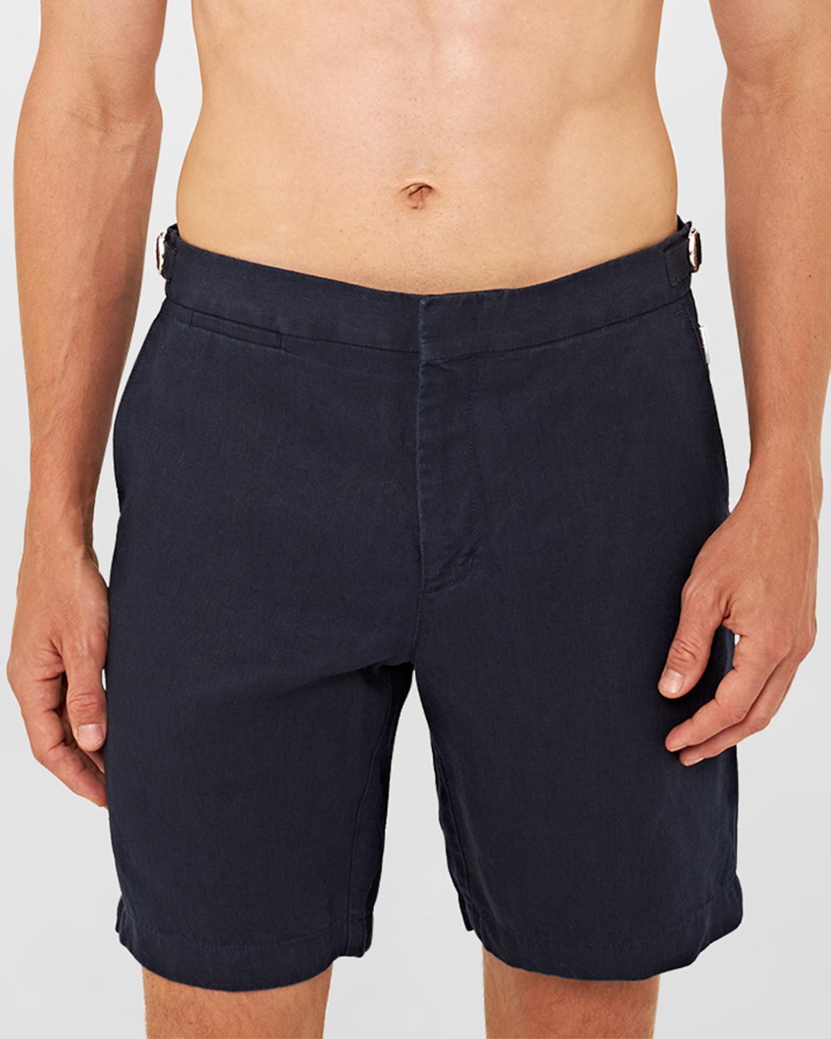 Orlebar Brown Men's Norwich Linen Shorts