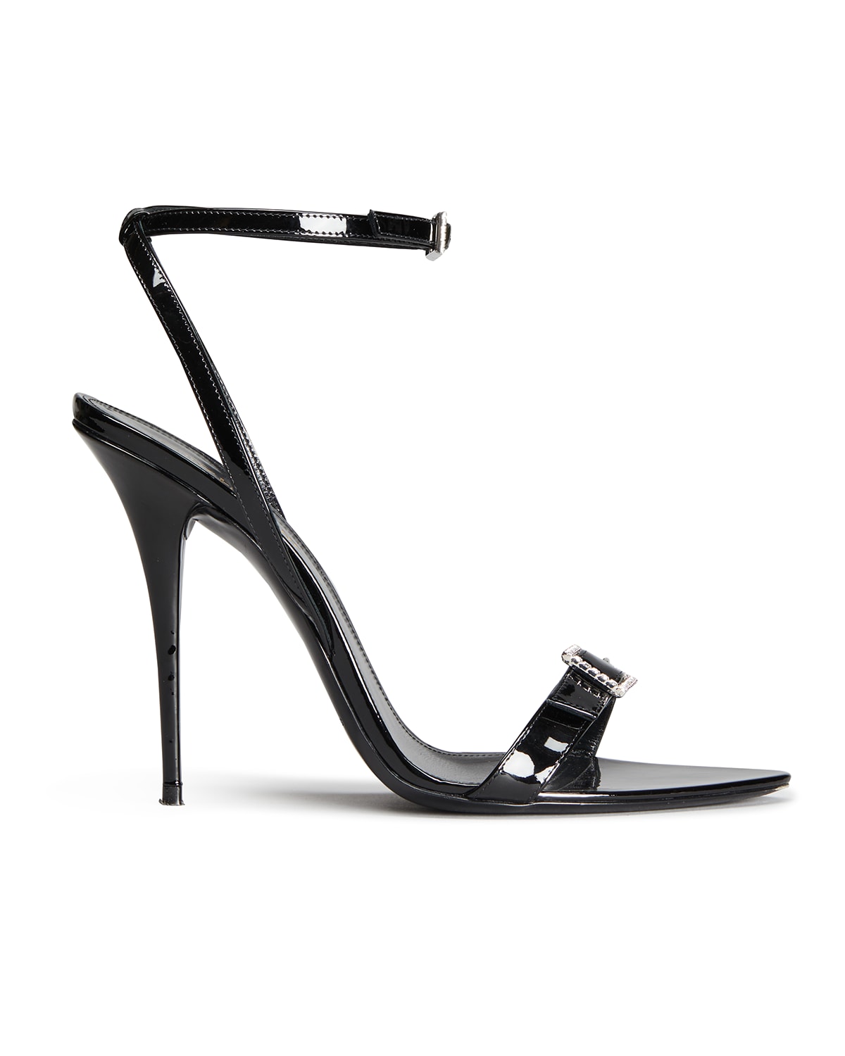 Black Patent Leather Sandal | Neiman Marcus