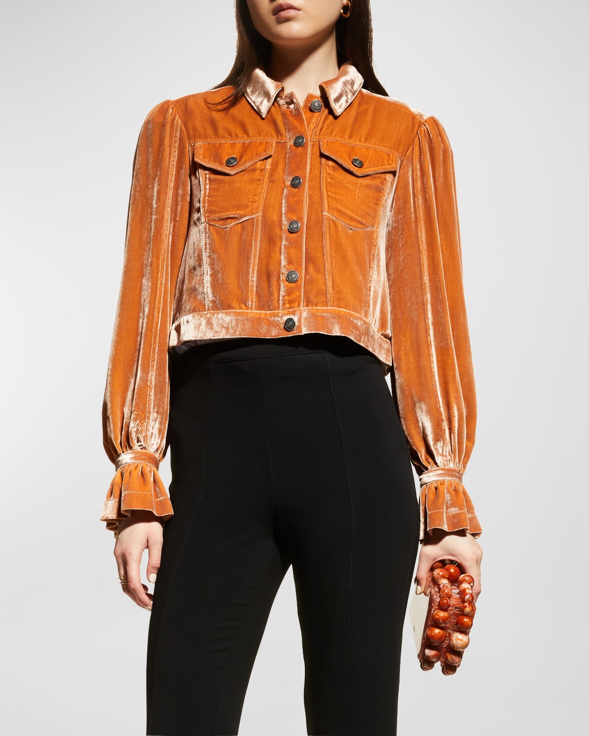 Womens Cropped Jacket | Neiman Marcus