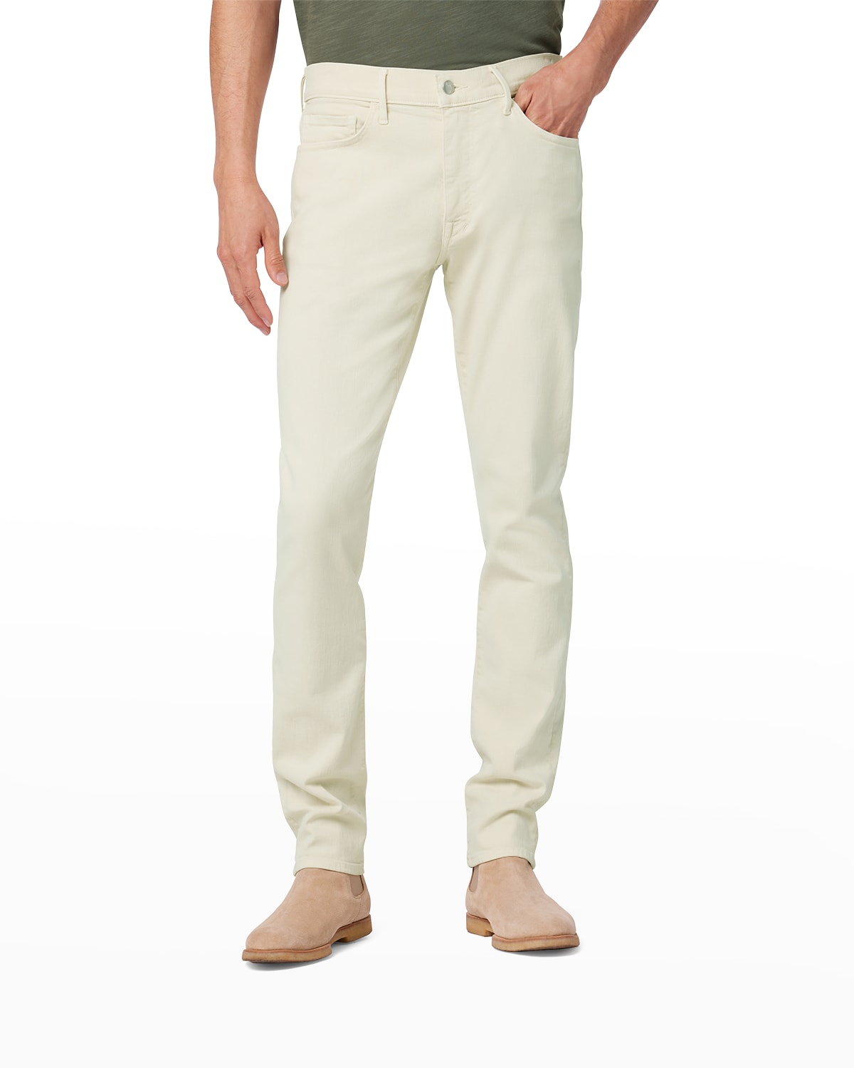 White Stretch Pants | Neiman Marcus