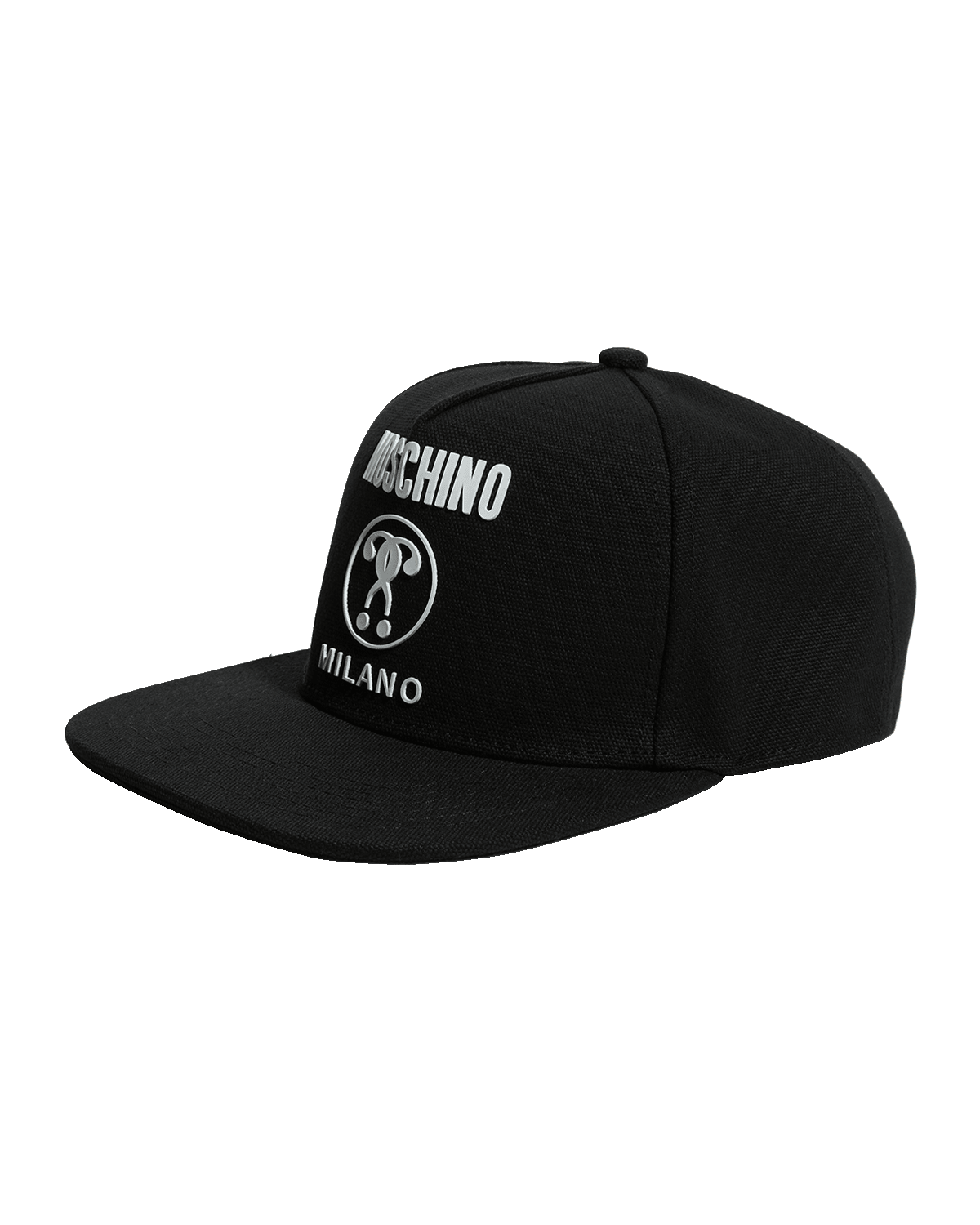 Moschino Men's Flat Brim Logo Baseball Hat