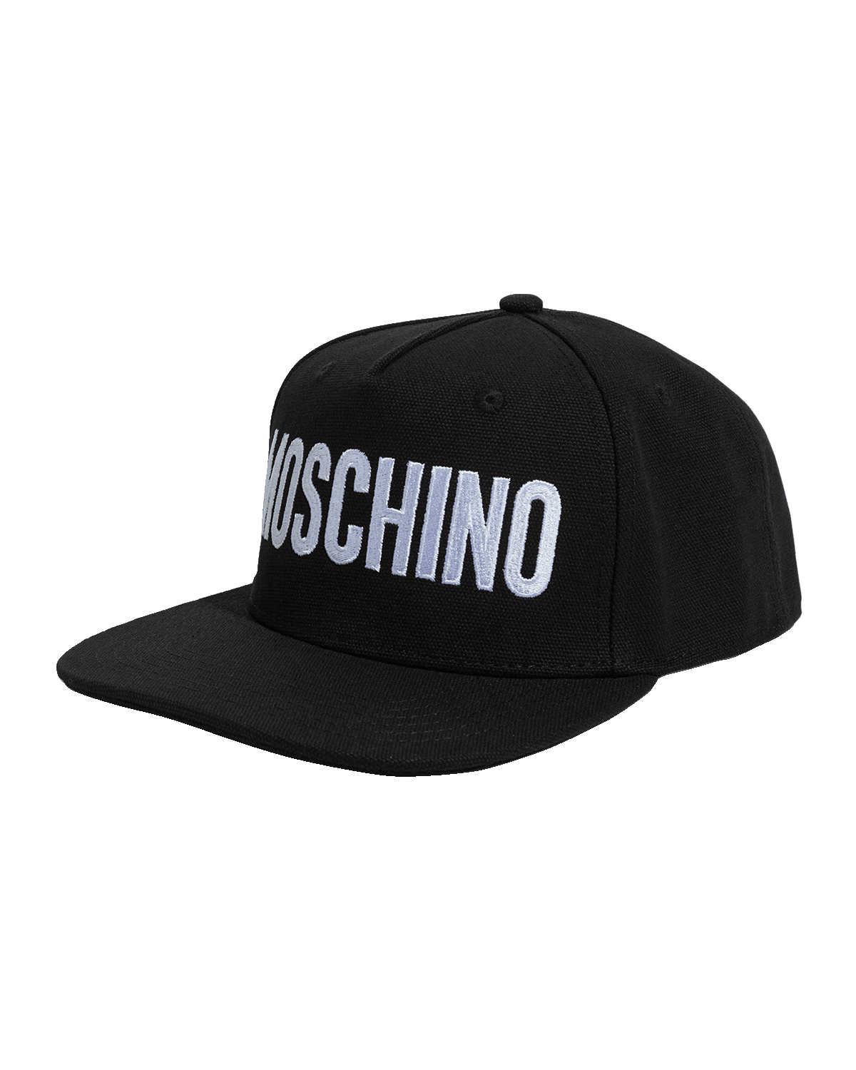 Moschino Men's Flat Brim Logo Baseball Hat