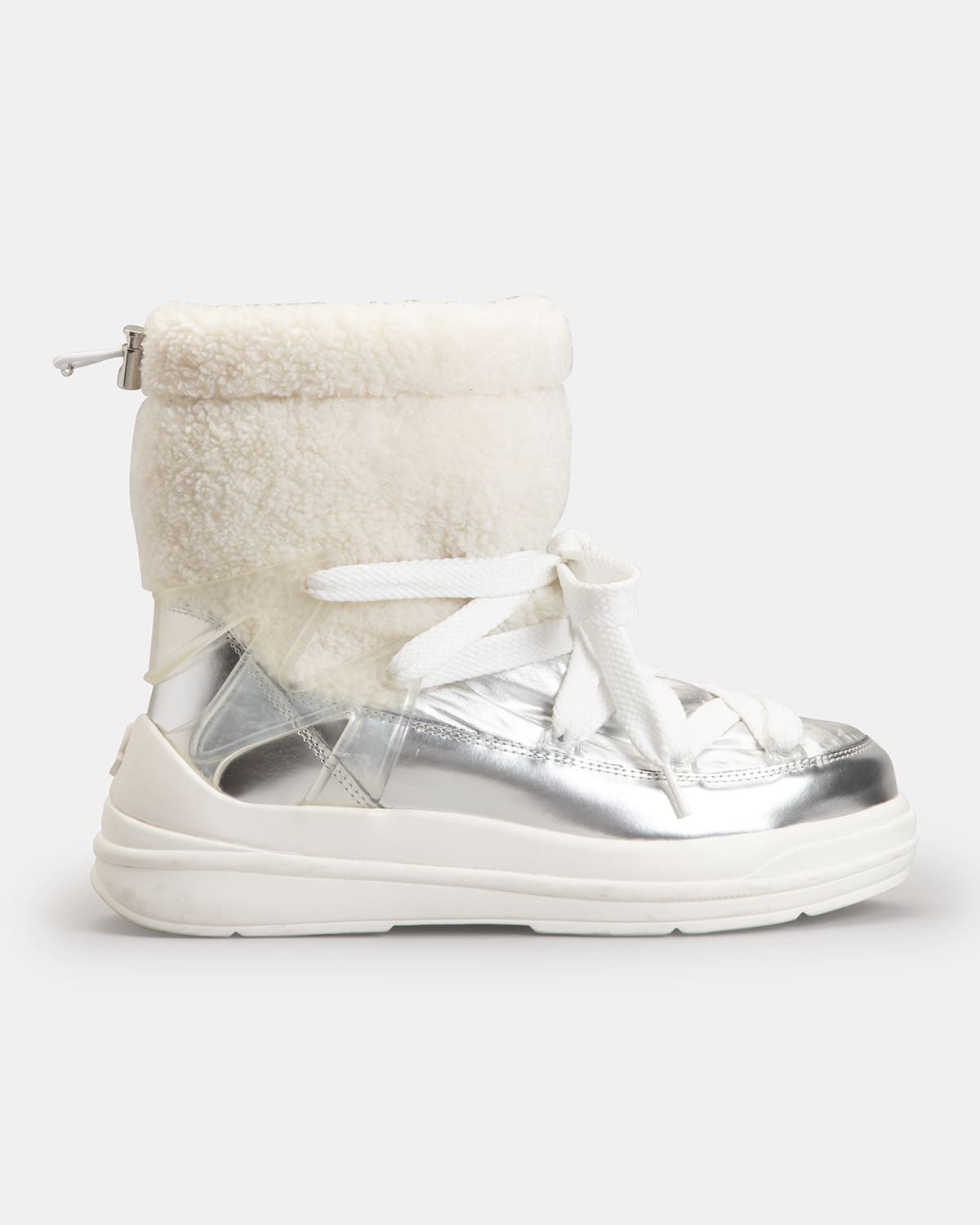 fur sneaker boots