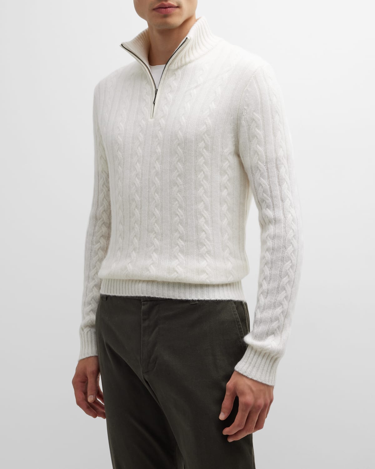 NAP Cashmere Rib-Knit Leisure Bottoms main image 0