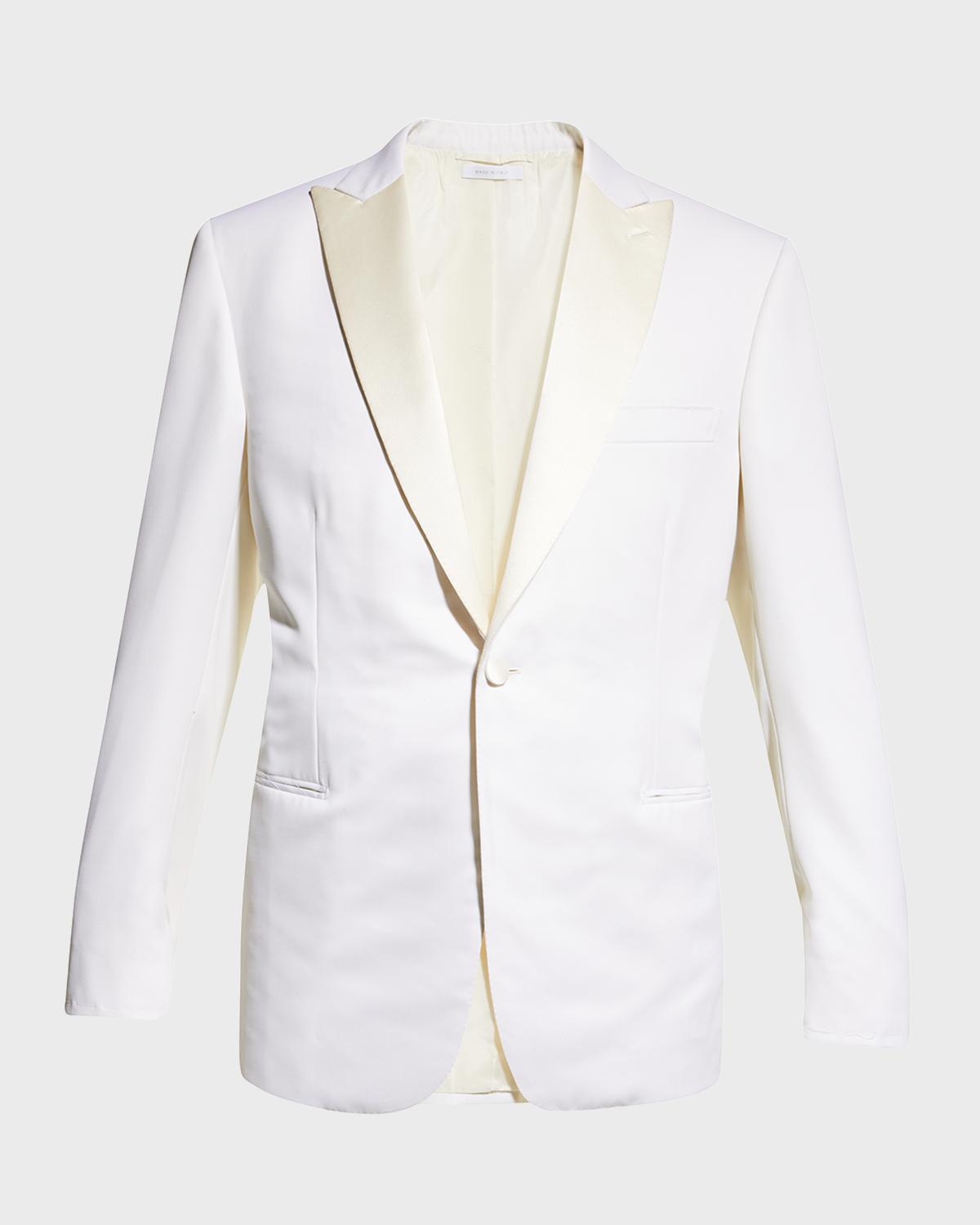 Brioni Men's Solid Wool Dinner Jacket