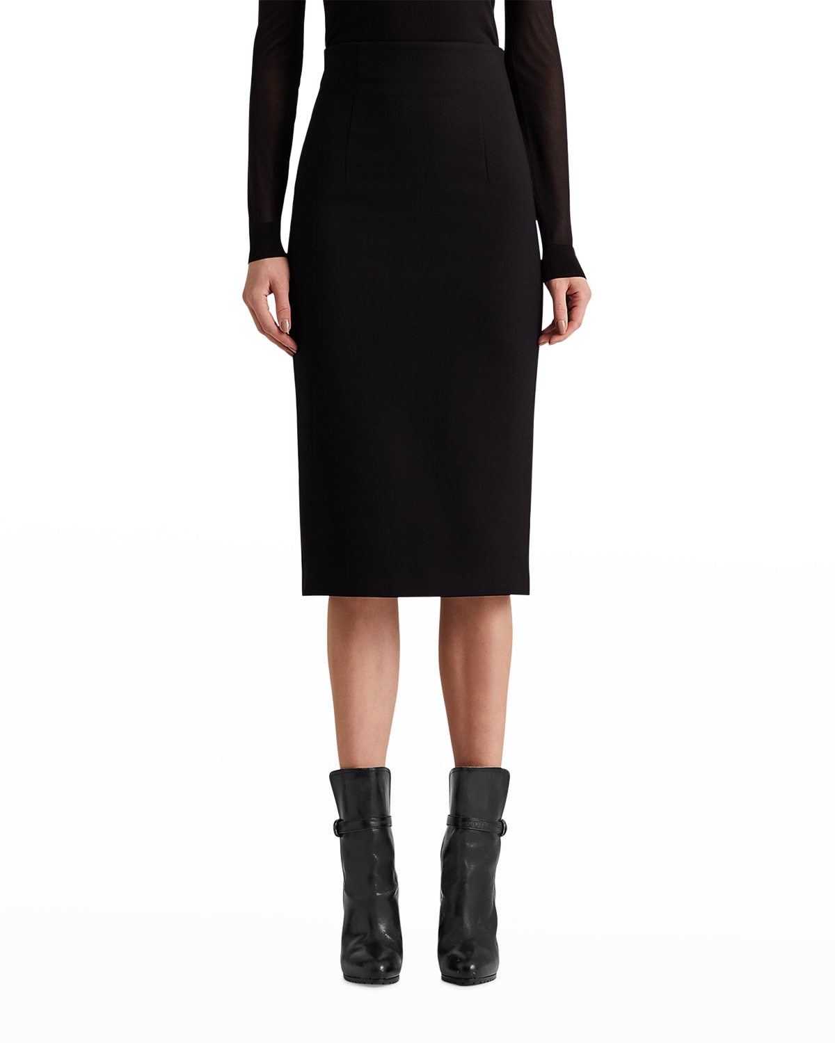 Black Leather Skirt Neiman Marcus