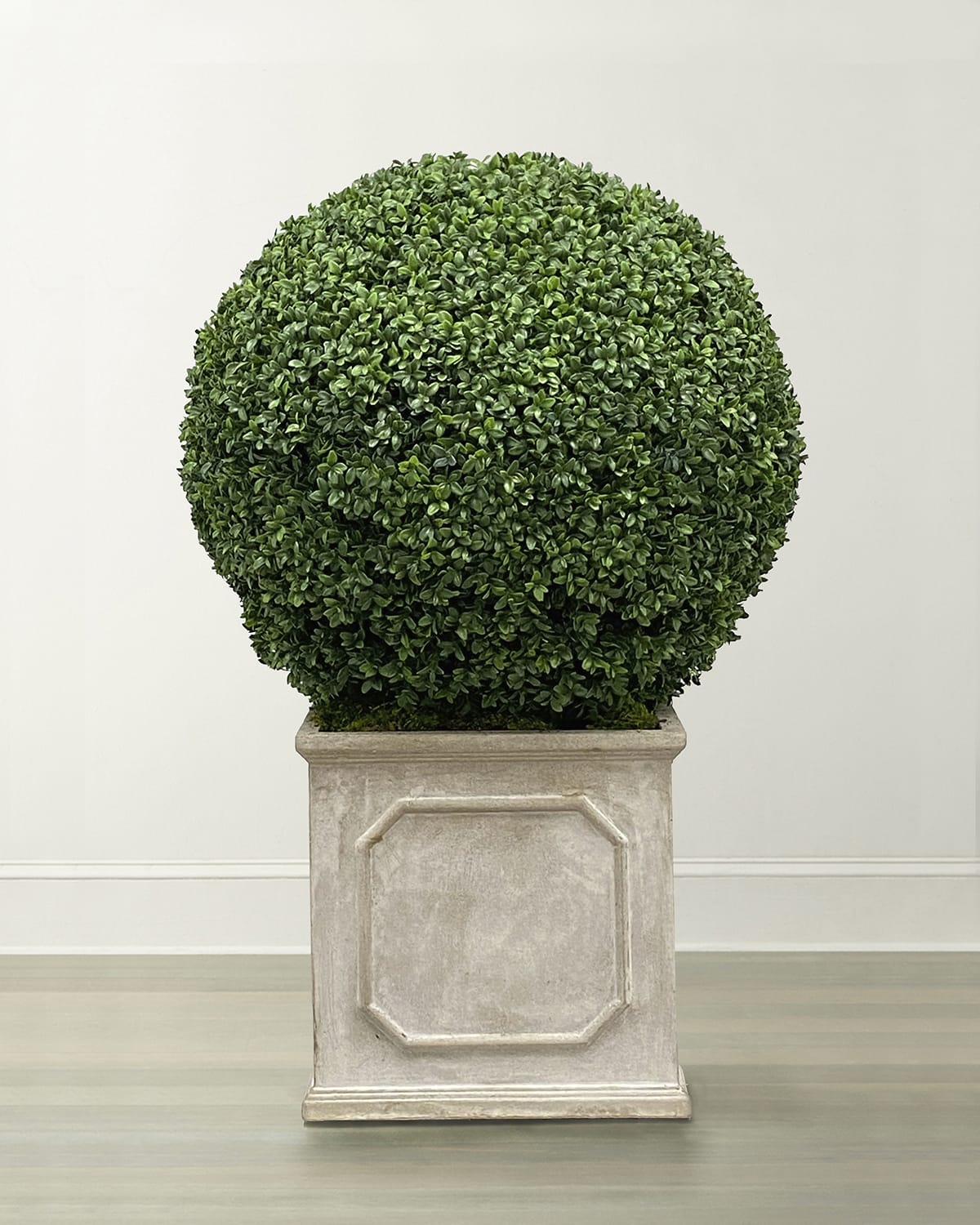 Winward Home Faux Boxwood Ball Topiary Plant in Planter, 36"T | Thumbnail 4 Winward Home Faux Boxwood Ball Topiary Plant in Planter, 36"T | Thumbnail 4