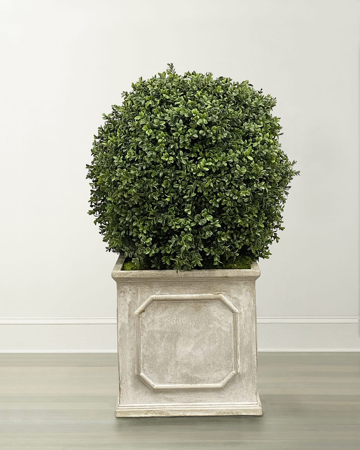 Winward Home Faux Boxwood Ball Topiary Plant in Planter, 36"T | Thumbnail 4 Winward Home Faux Boxwood Ball Topiary Plant in Planter, 36"T | Thumbnail 4
