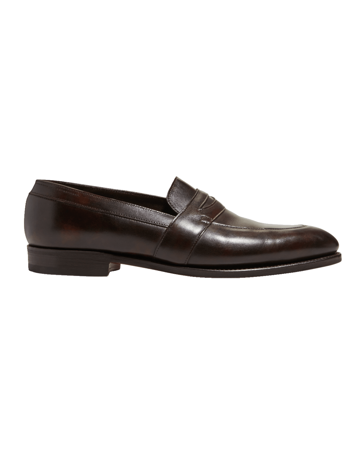 John Lobb Men's LugSole Iconic Penny Leather Loafers Neiman Marcus