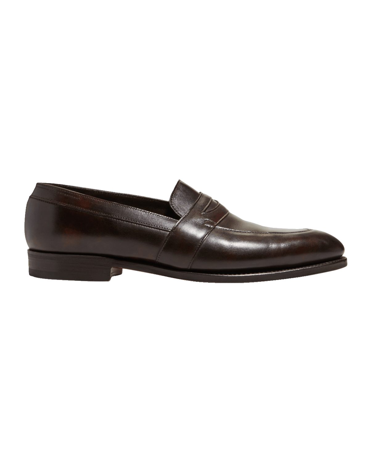 John Lobb Men's Lug-Sole Iconic Penny Leather Loafers | Neiman Marcus