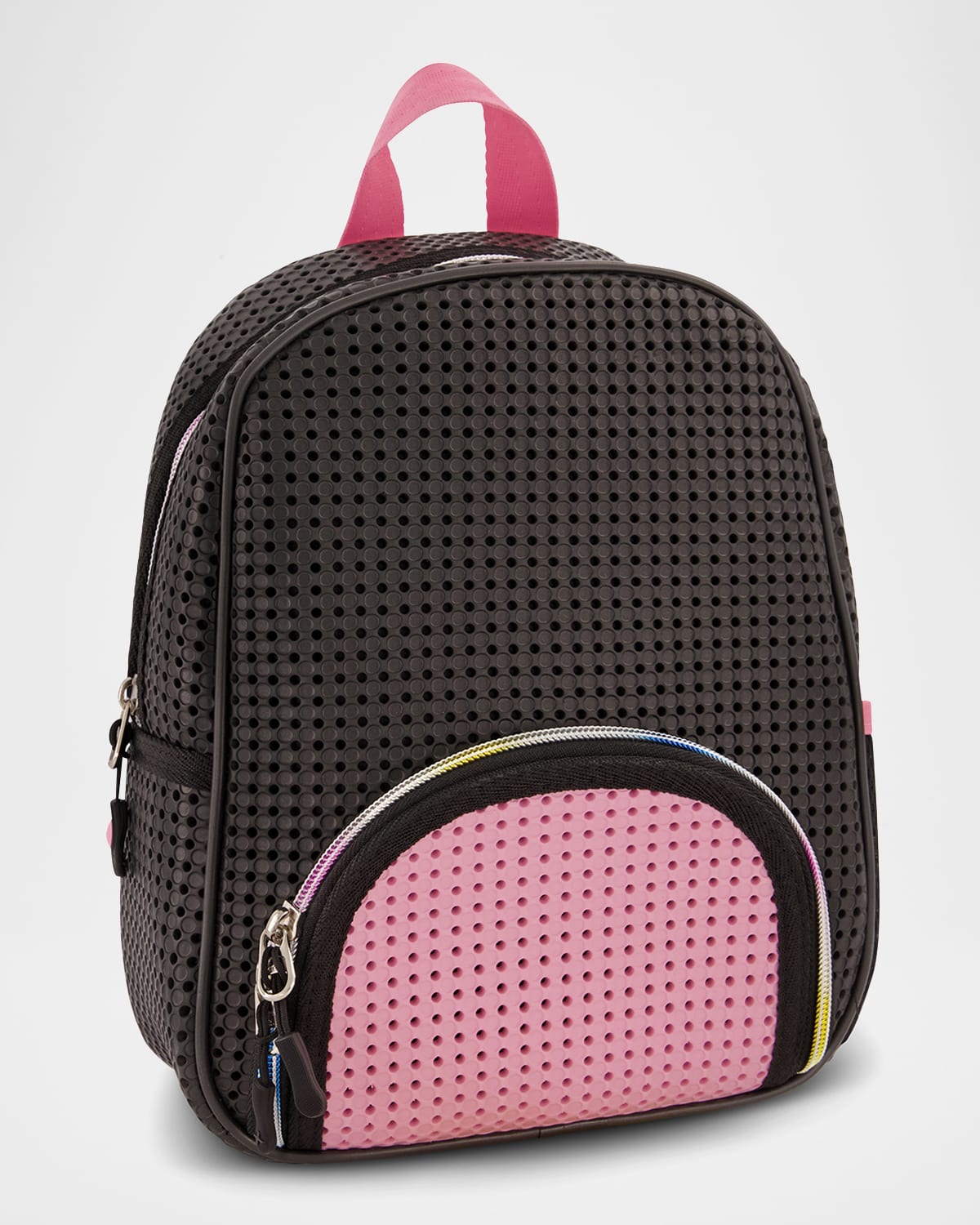 Light+Nine Kid's Little Miss Checkered Black Backpack