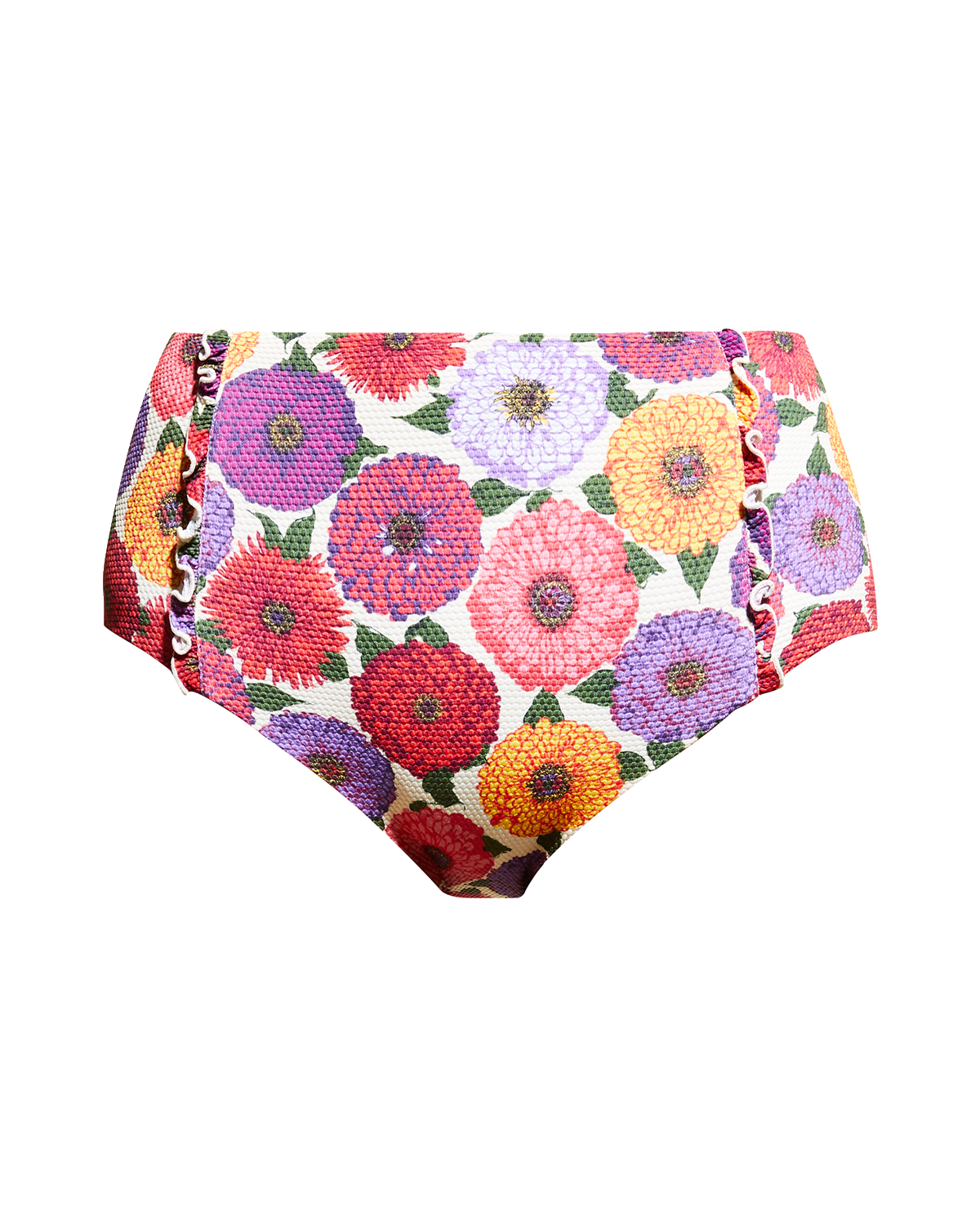 La DoubleJ Frilly Floral Bikini Bottoms