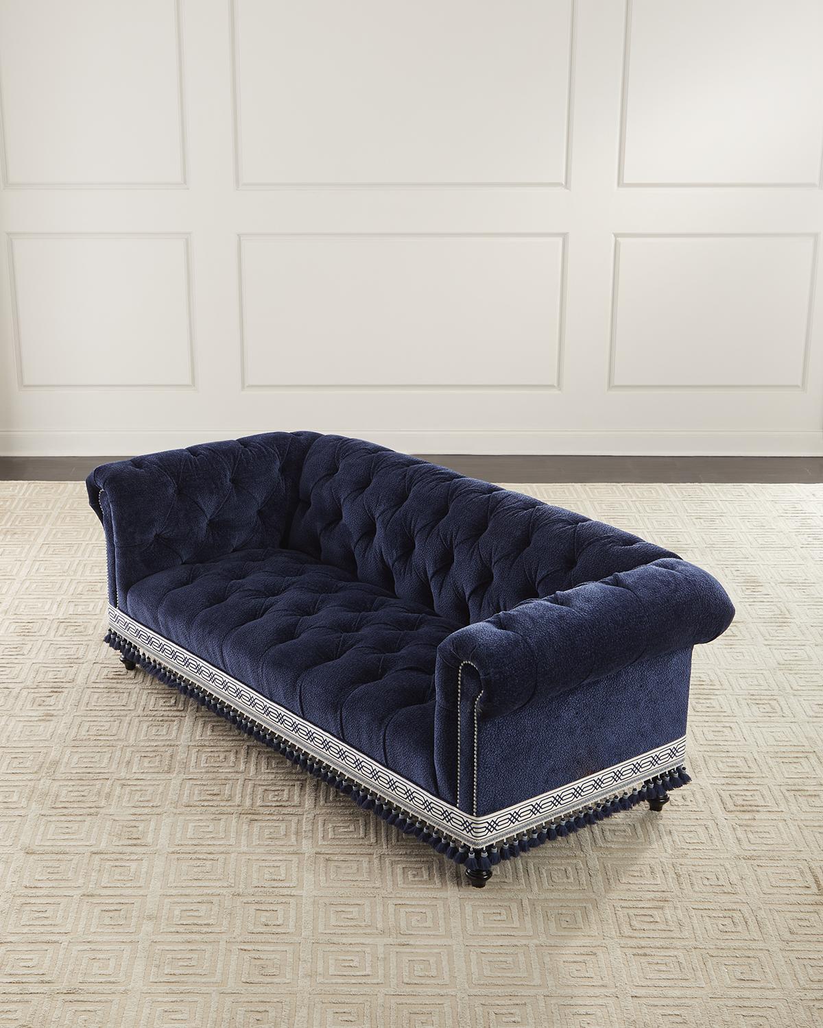 Cyrus Tufted Sofa, 85"