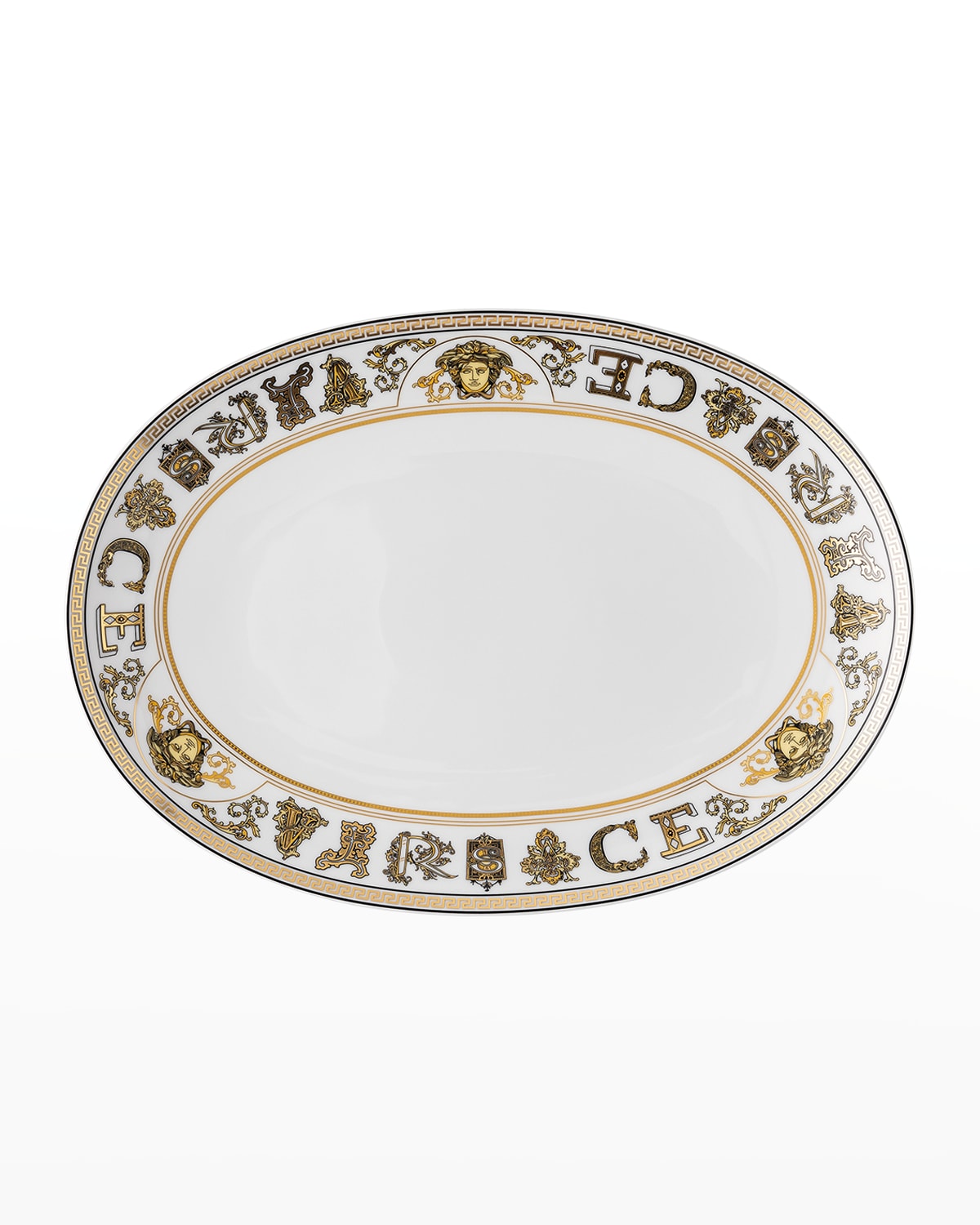 Versace Virtus Gala White Platter