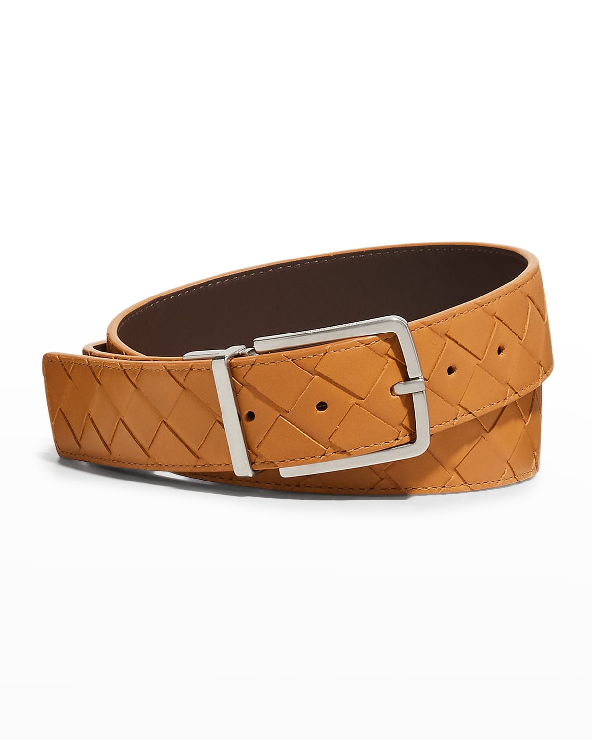 Brown Leather Mens Belt | Neiman Marcus