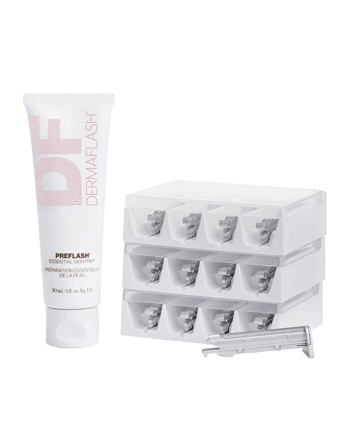 DERMAFLASH The Essentials 12-Week Sonic Dermaplaning Refill Kit