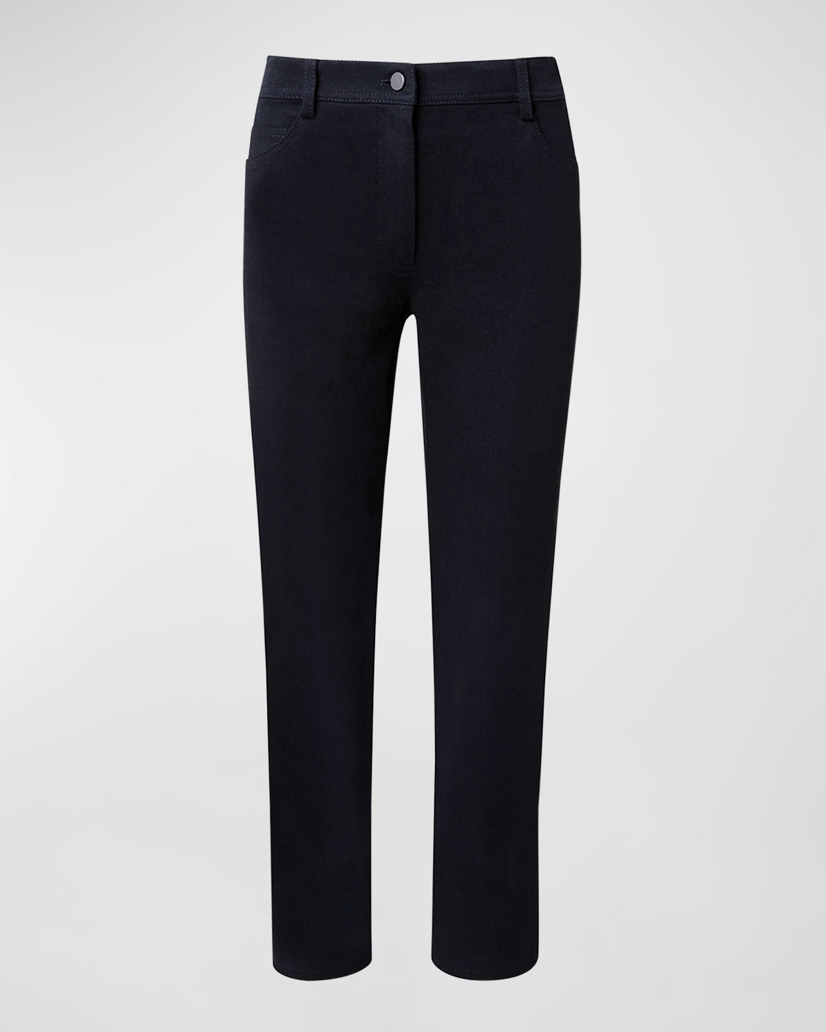 Akris punto Maru Slim-Legs Ankle Stretch Denim Pants
