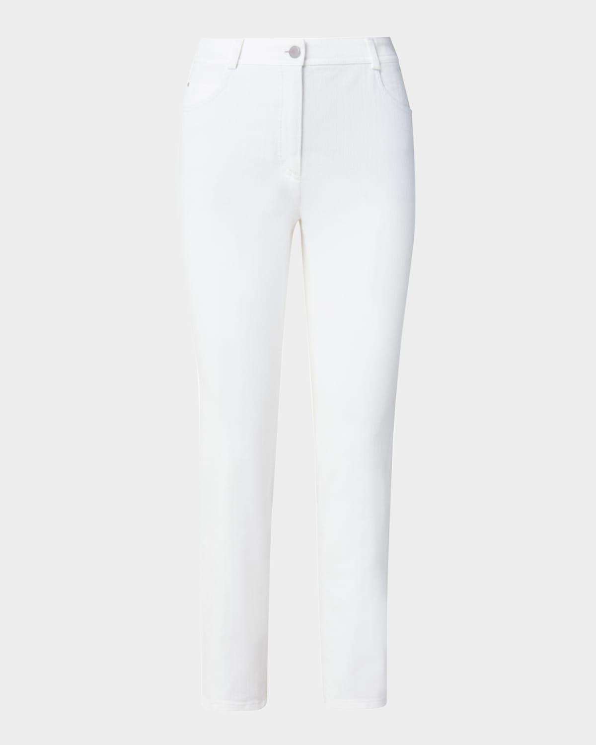 Akris punto Maru Slim-Leg Ankle Stretch Denim Pants