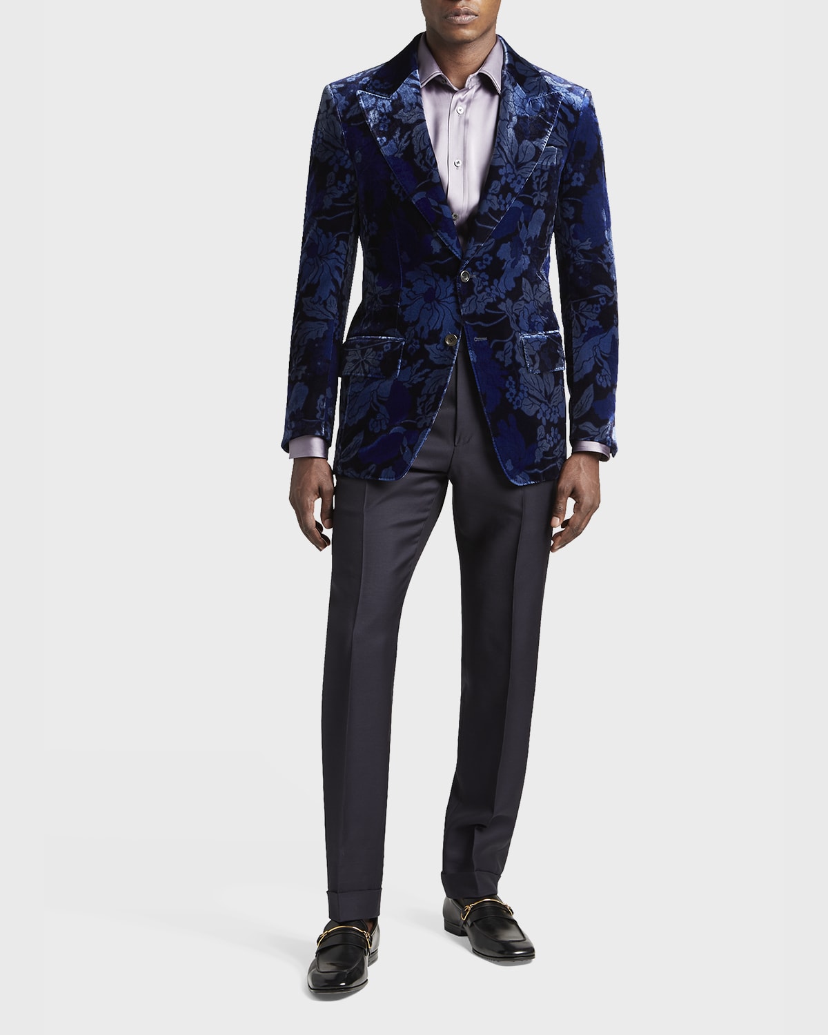 NEVILLE EXOTIC FLORAL BLACK MENS PRINTED ZIP JACKET
