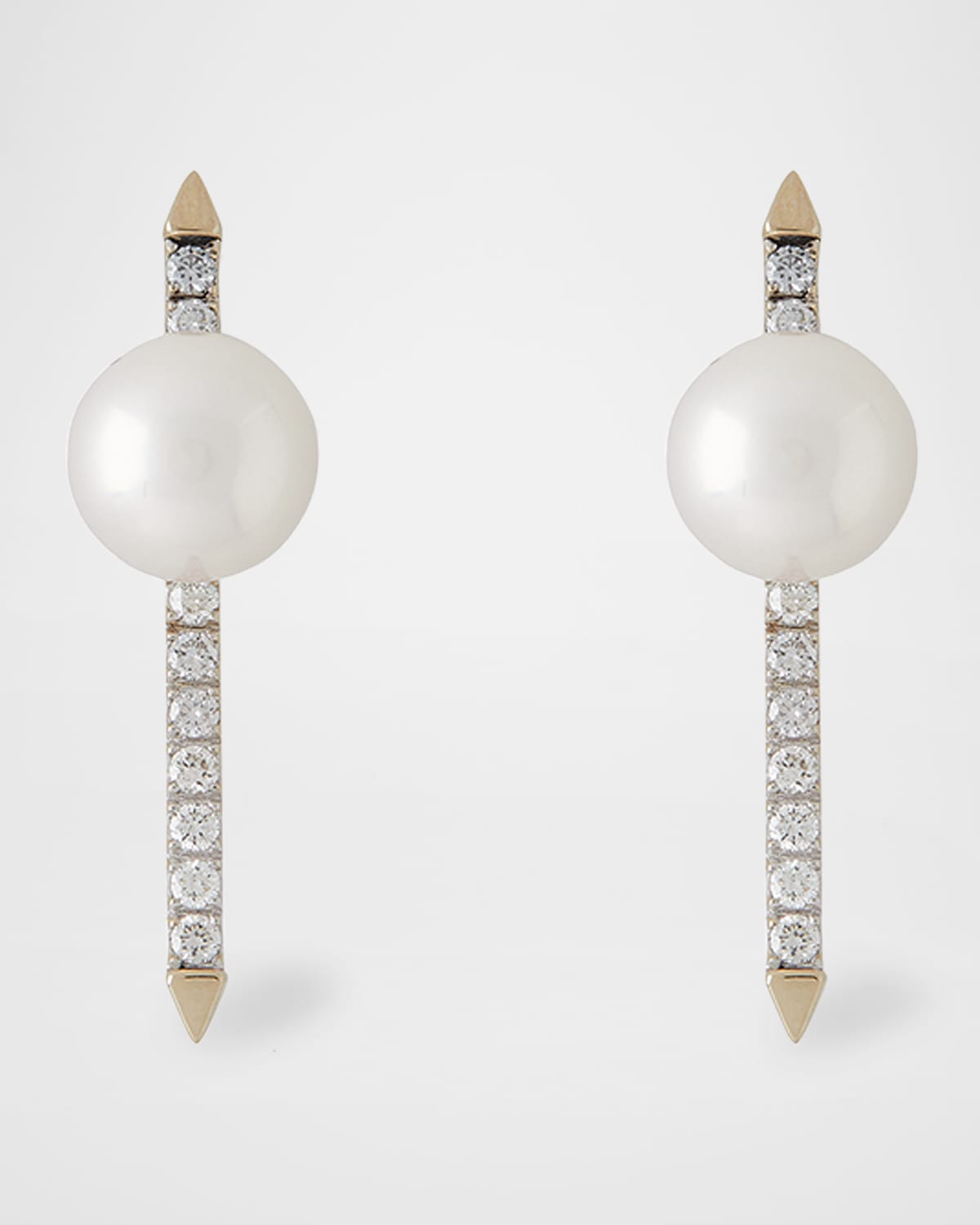 Pearl Diamond Earrings Neiman Marcus