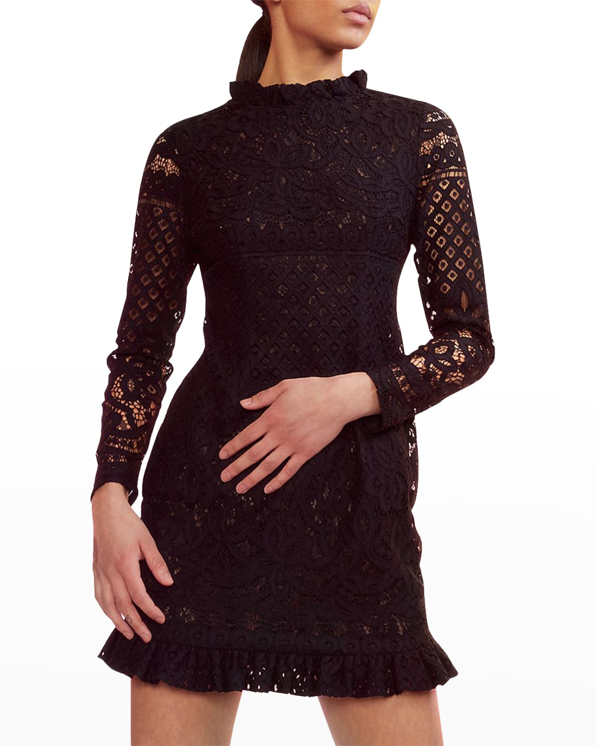 Black Lace Dress | Neiman Marcus