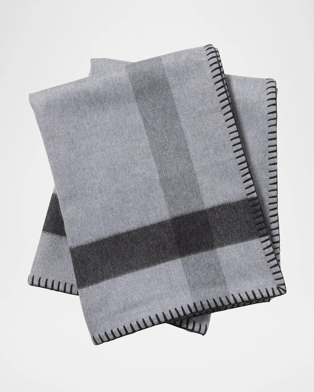 Sofia Cashmere Double-face Cashmere Throw Blanket, 56" X 72"