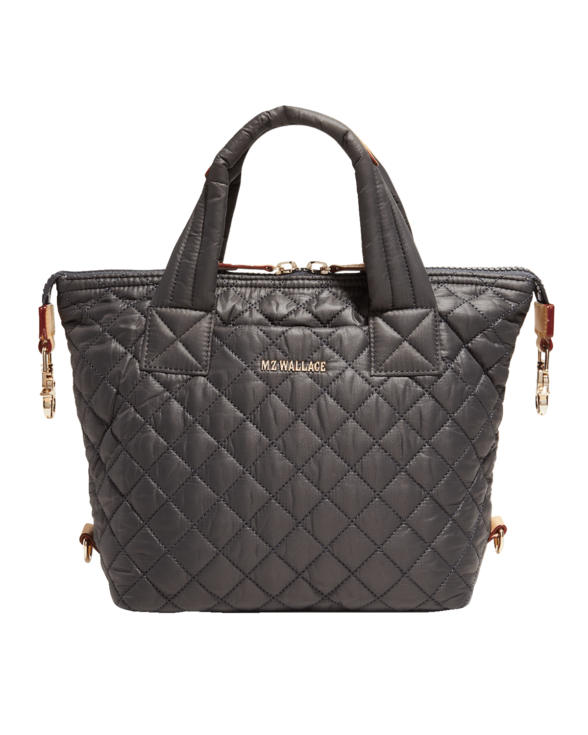 MZ WALLACE Sutton Deluxe Small Metallic Top-Handle Bag