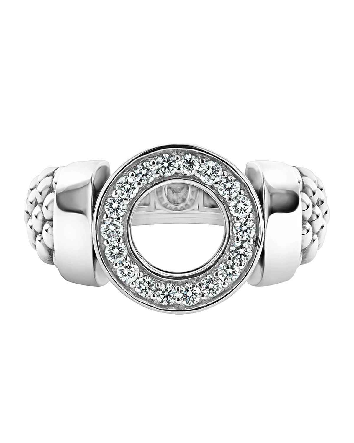 LAGOS Caviar Spark 13mm Diamond Circle Ring