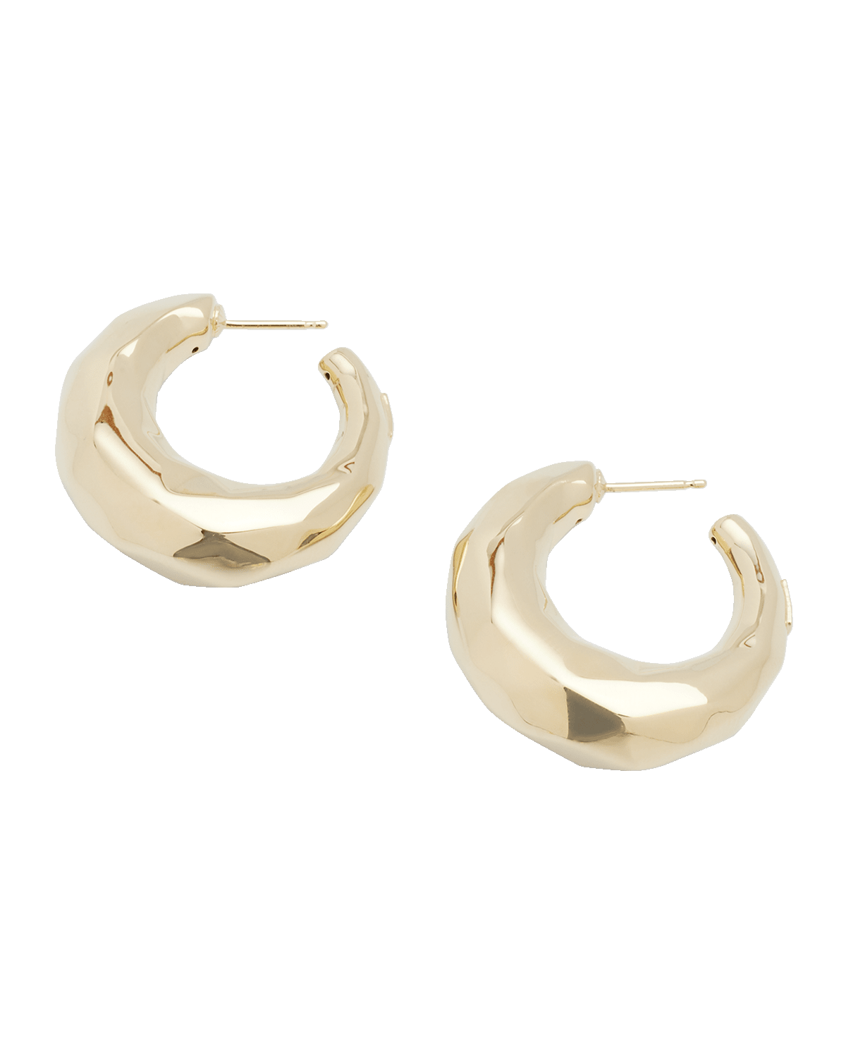 LANA 14K Gold Disco Hoop Earrings