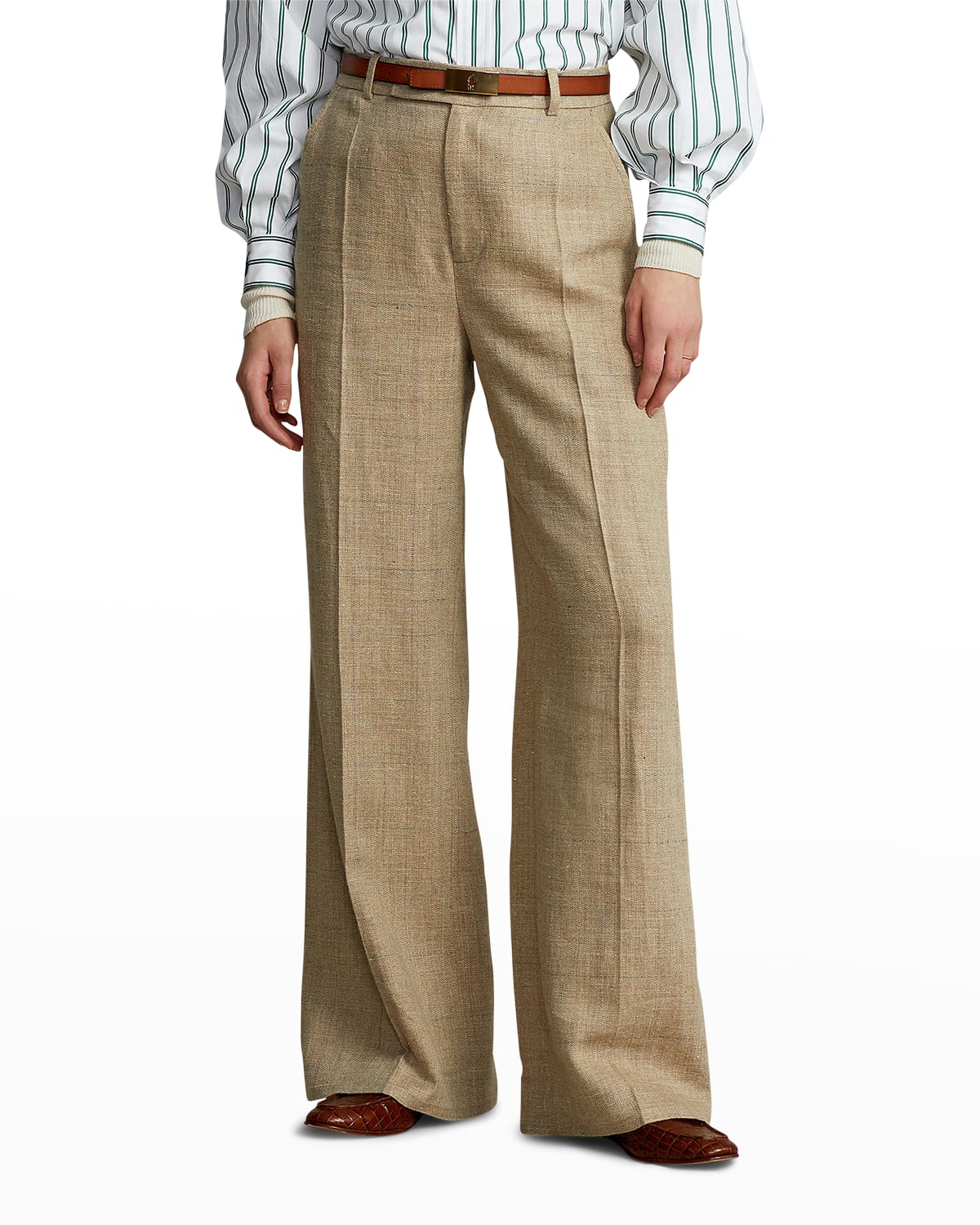 Wool Plaid Pants Neiman Marcus