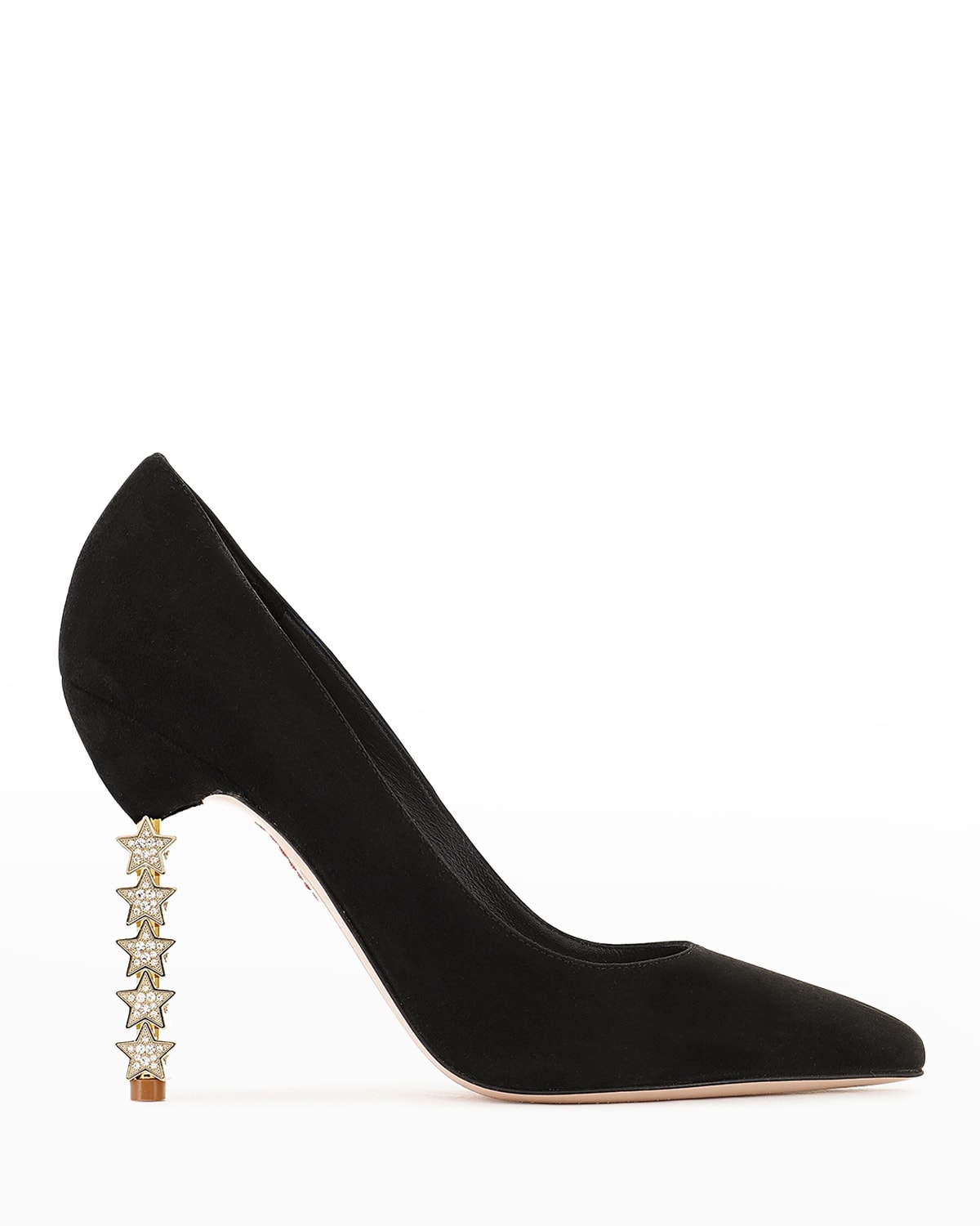 womens black suede block heel pumps