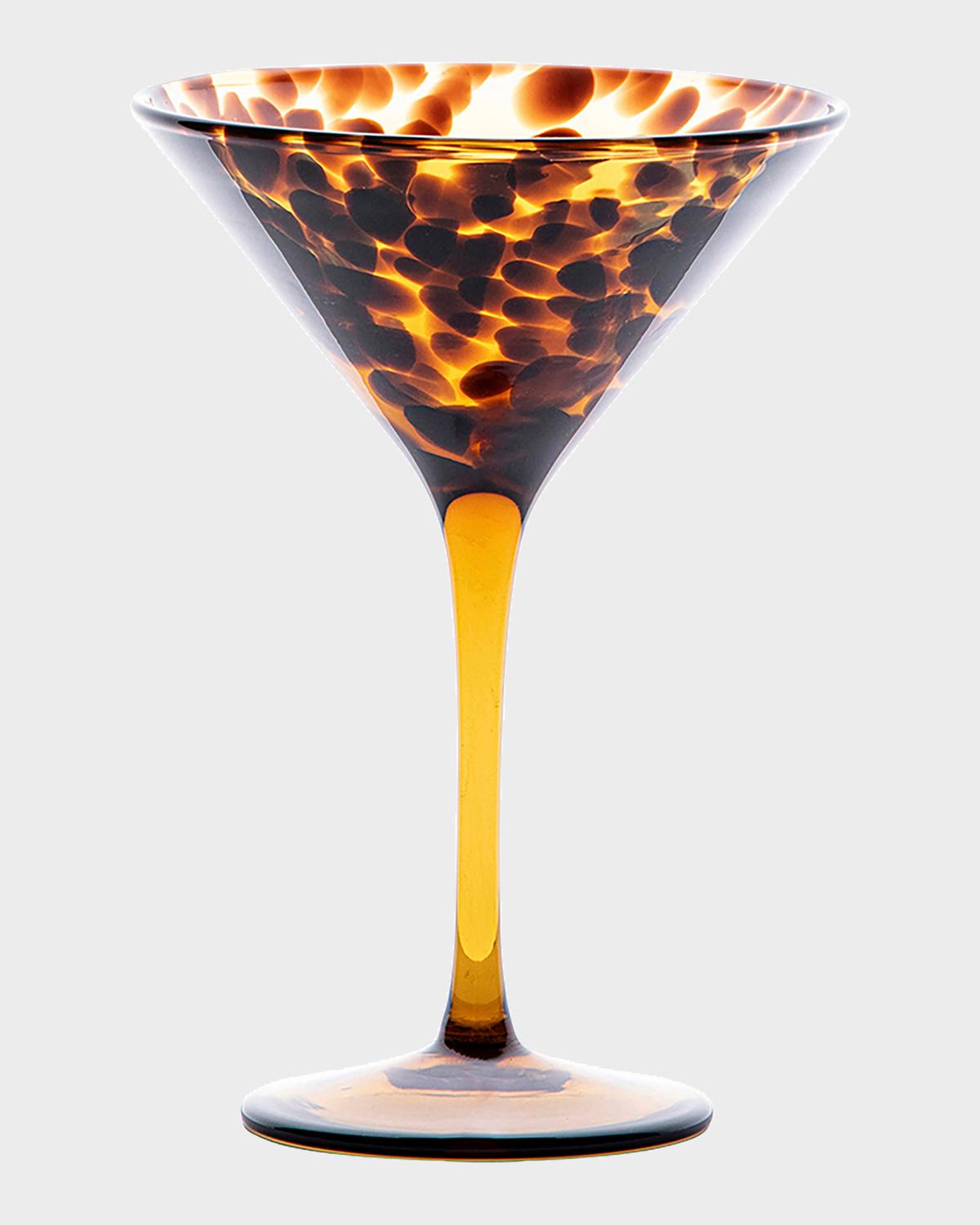 Puro Tortoiseshell Martini Glass, 7 oz.