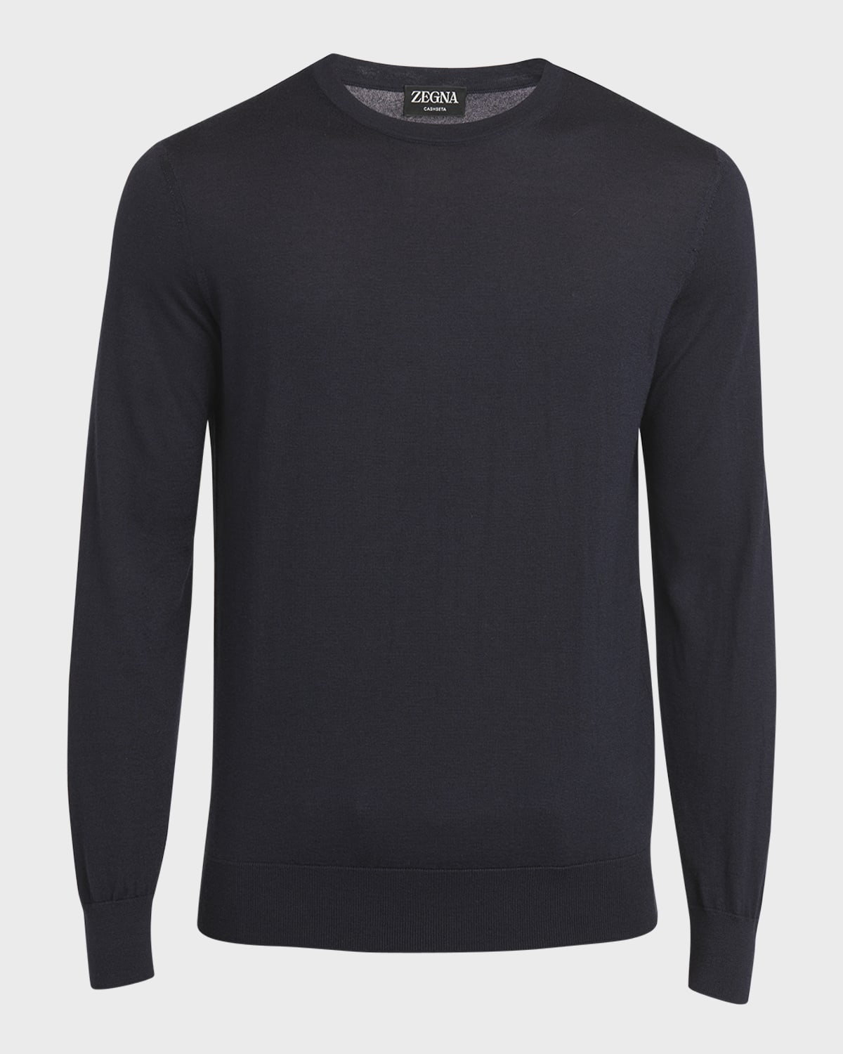 ZEGNA Men's Cashmere Crewneck Sweater