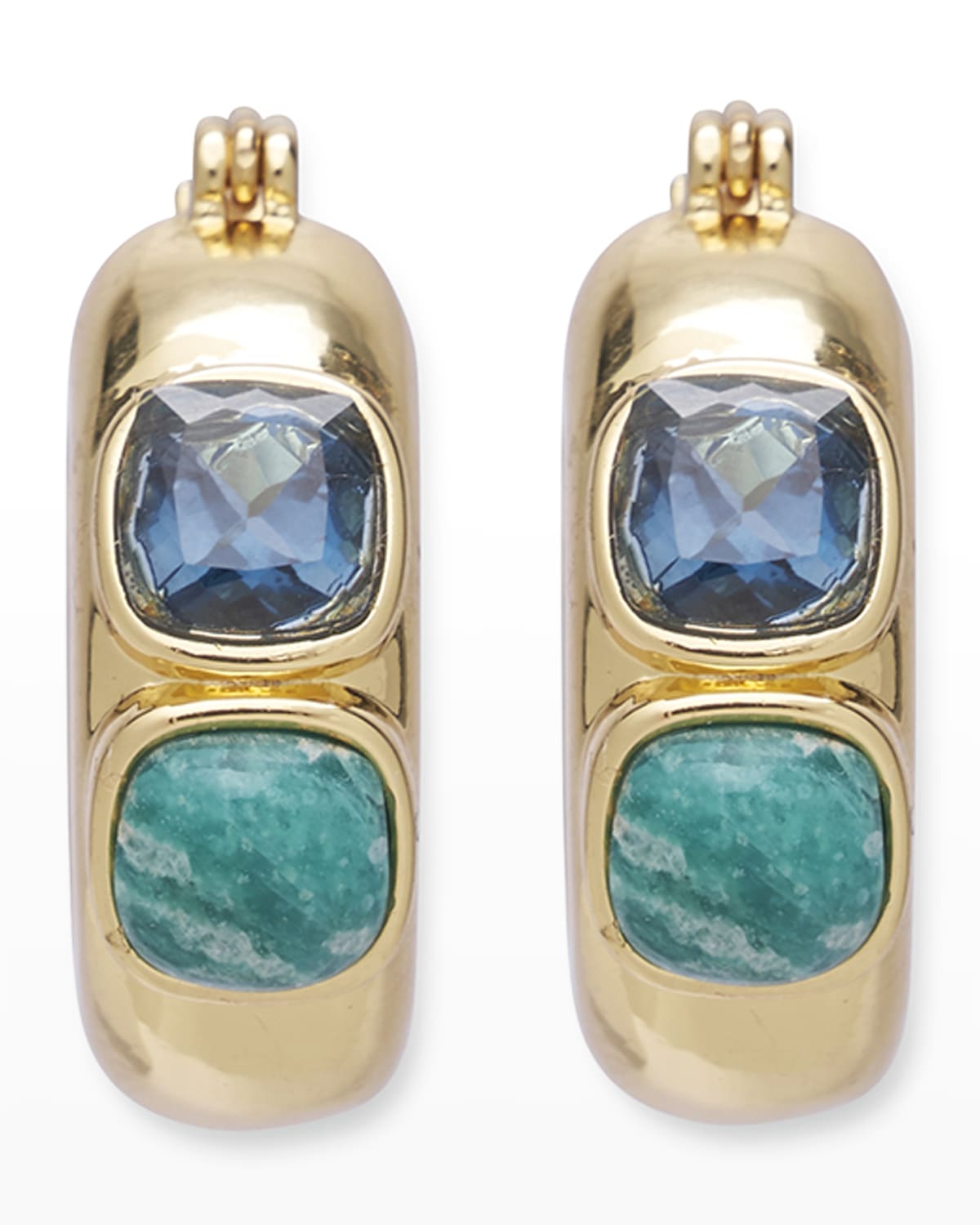 Lois Earrings - Blue Topaz