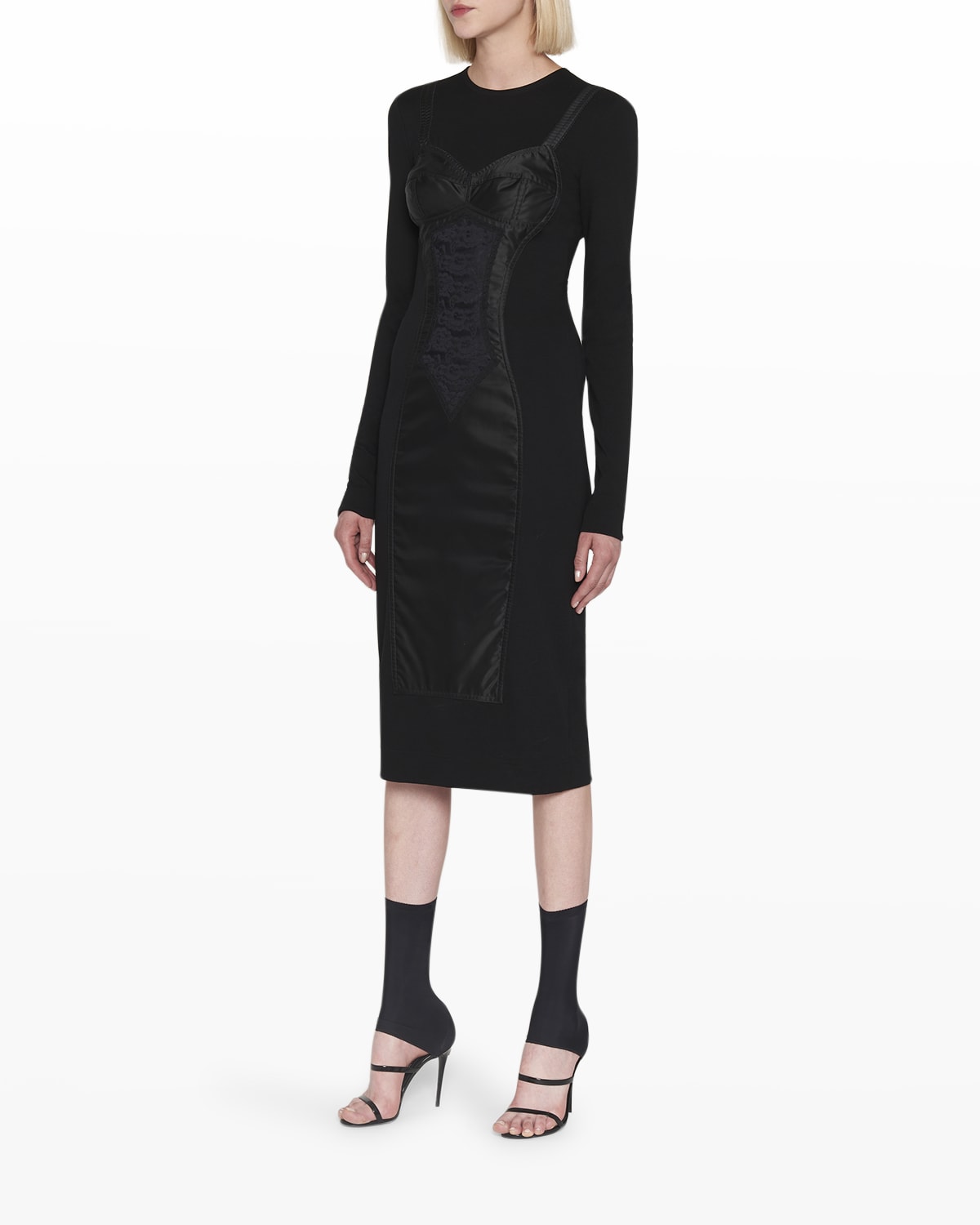 Slit One Shoulder Short Sleeve Midi Dress | Midi Sheath polyester Dress