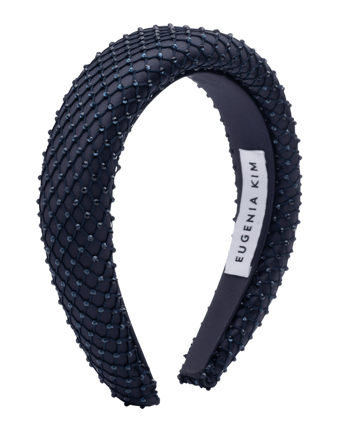 Eugenia Kim Cora Padded Crystal & Mesh Headband