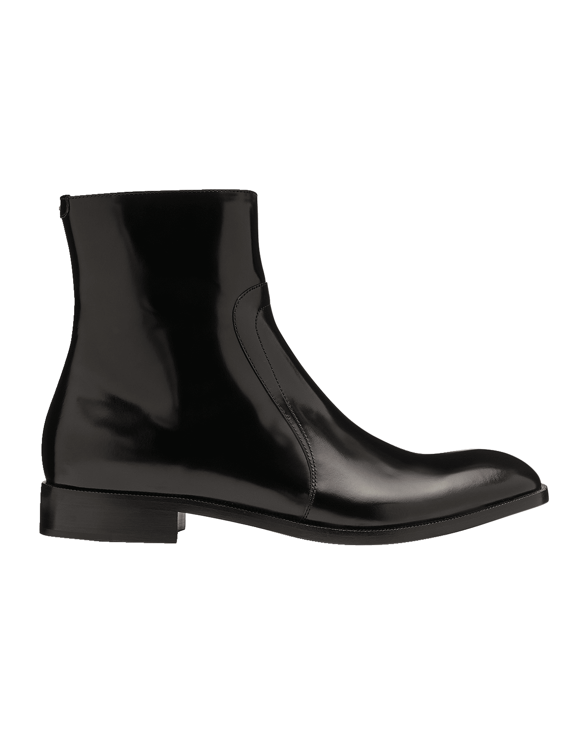 Maison Margiela Men's Leather Zip Ankle Boots
