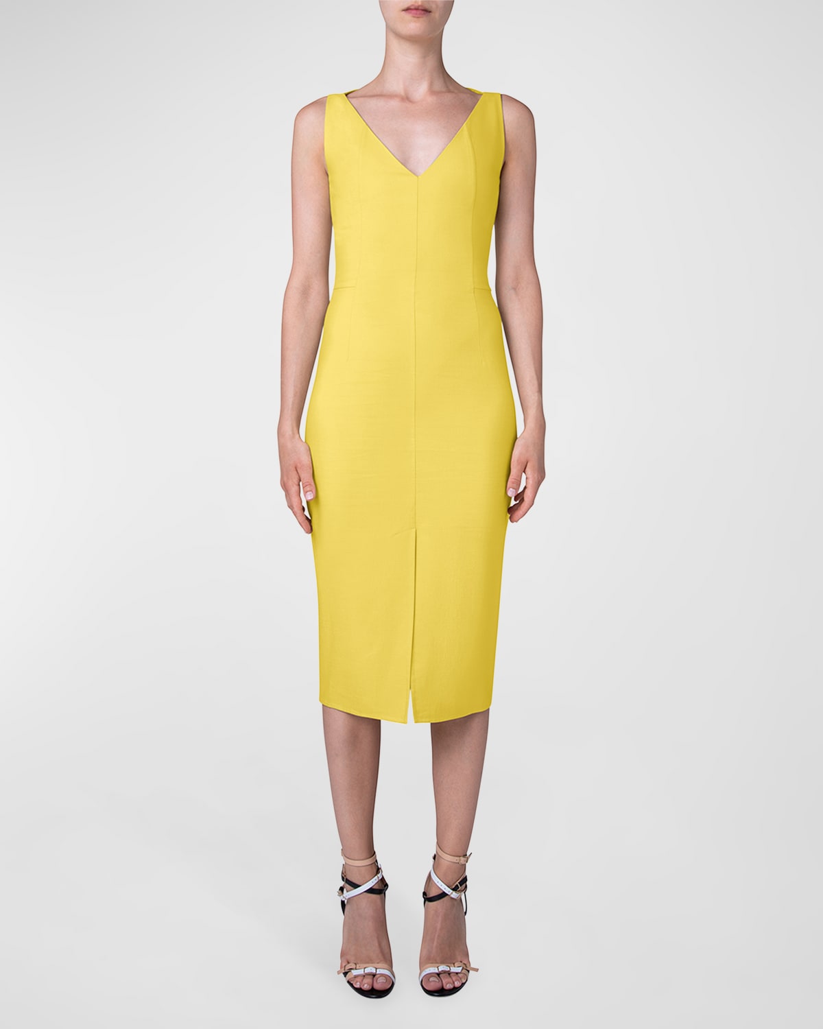 Yellow Sheath Dress | Neiman Marcus