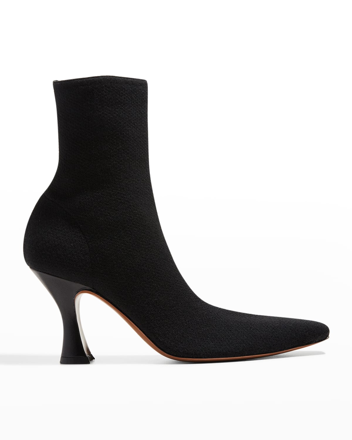 pointed toe black ankle boots