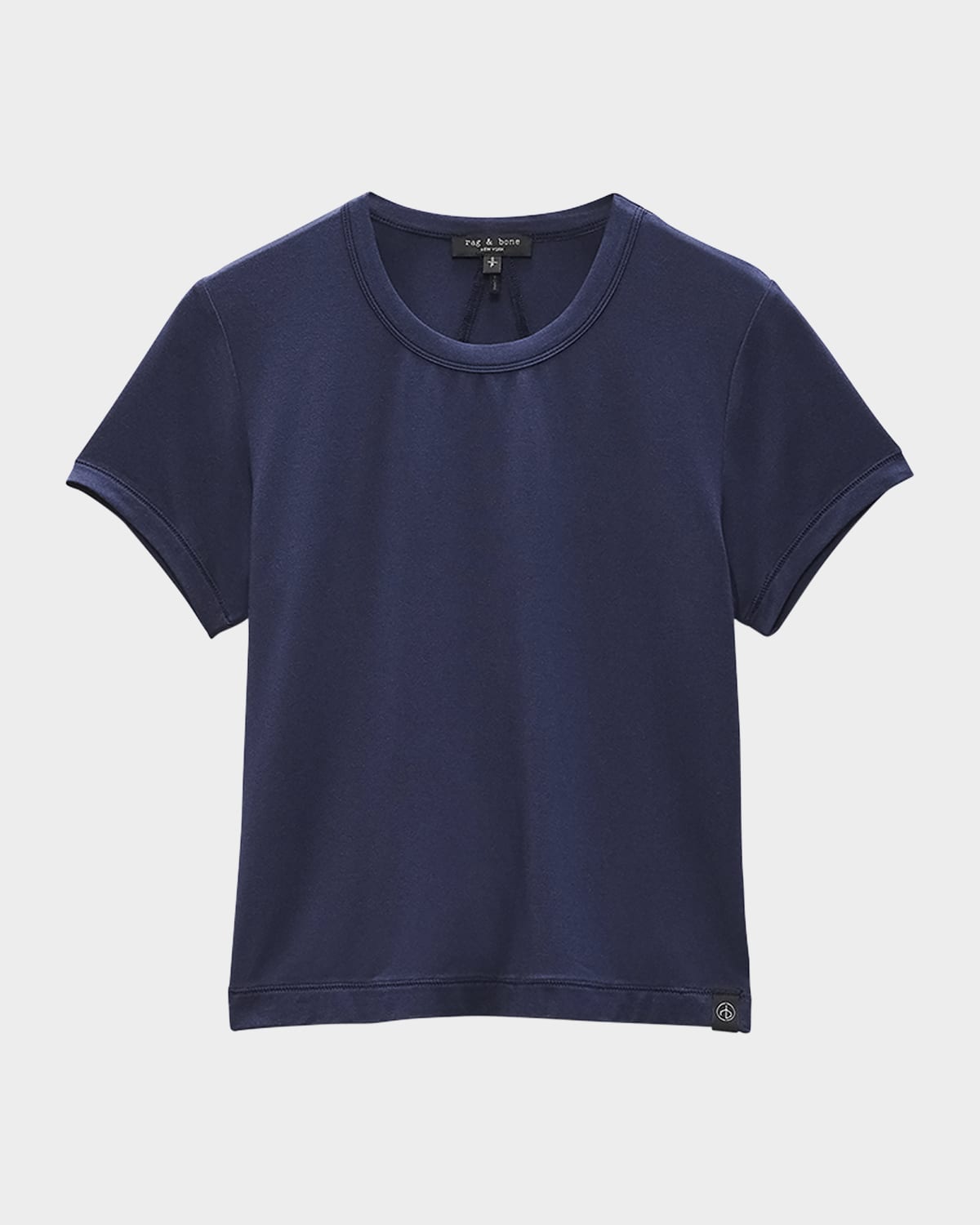 Rag & Bone Luca Slim Short-Sleeve Baby Tee