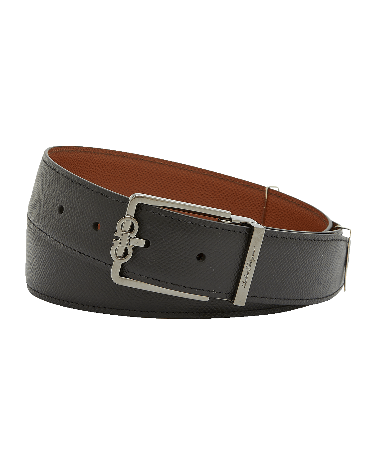 Ralph Lauren Purple Label Men's RL-Buckle Suede Belt | Neiman Marcus