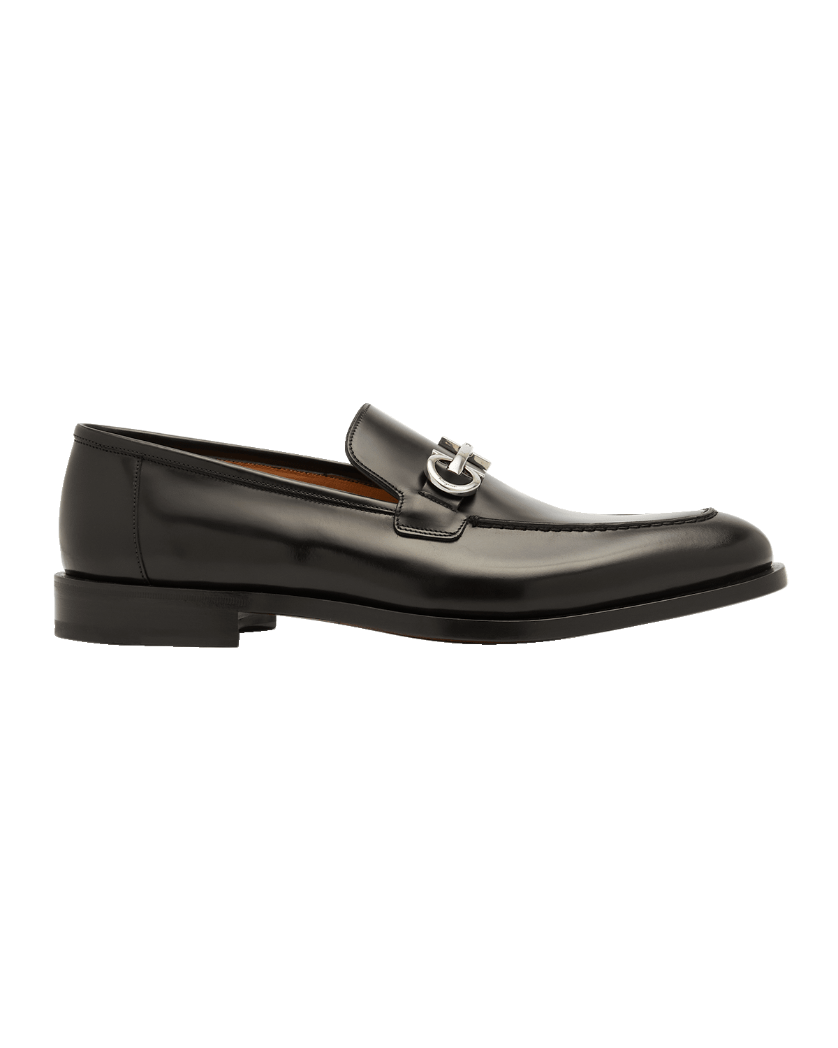 Ferragamo Men's Gustav Gancini Leather Loafers